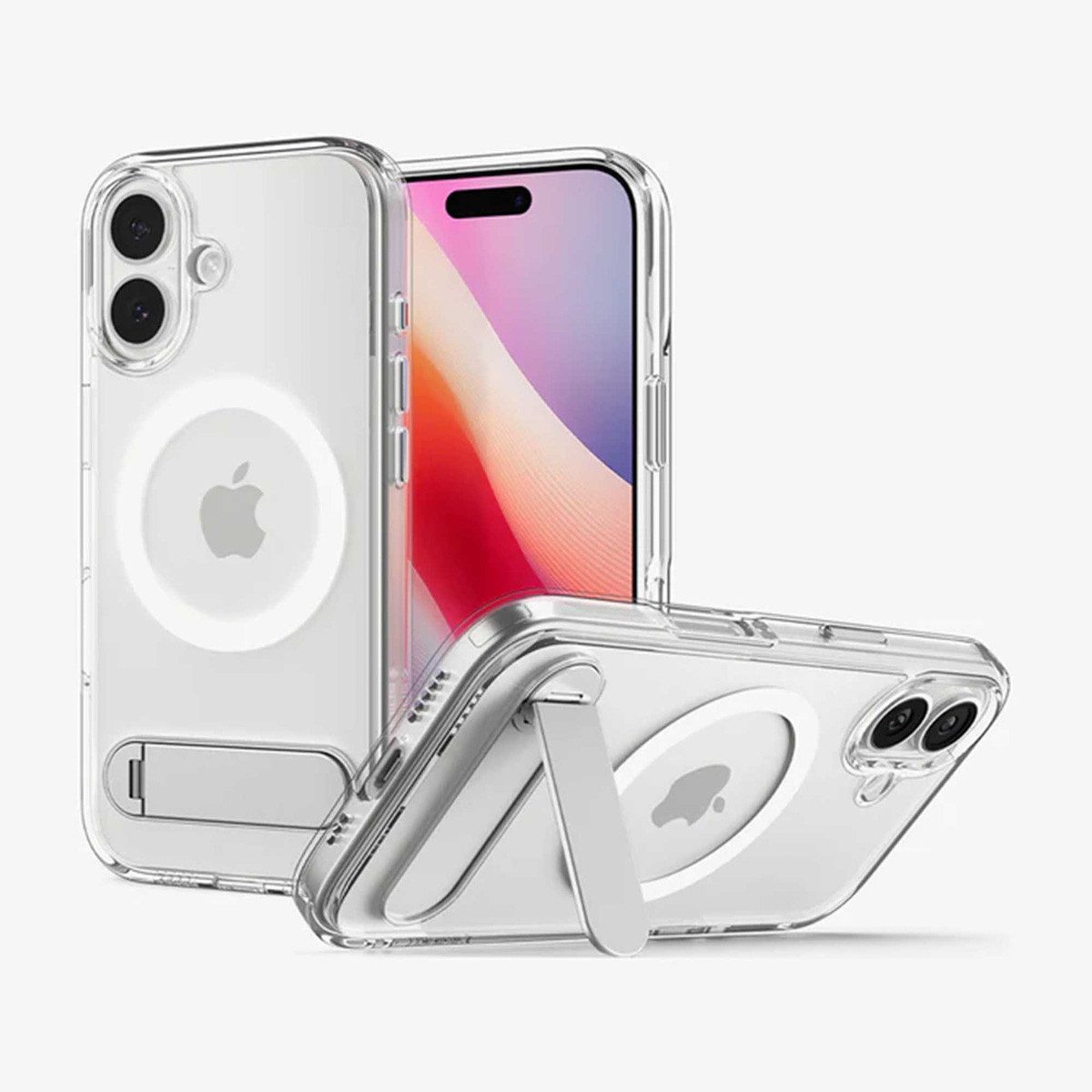 Spigen Backcover Spigen Ultra Hybrid S MagSafe Back Cover Apple iPhone 17 - Clear / Whi
