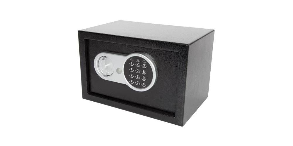 Safe Tresor mit Zahlenschloss Elektronik Safe mit 2 Schlüssel Wandtresor  Elektronischer Safe Möbeltresore Feuerfest Wasserdicht Sicherheitsbox