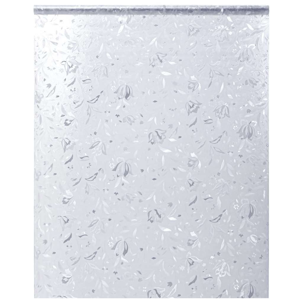 vidaXL Fensterfolie Fensterfolie Matt Blumenmuster 45x500 cm PVC