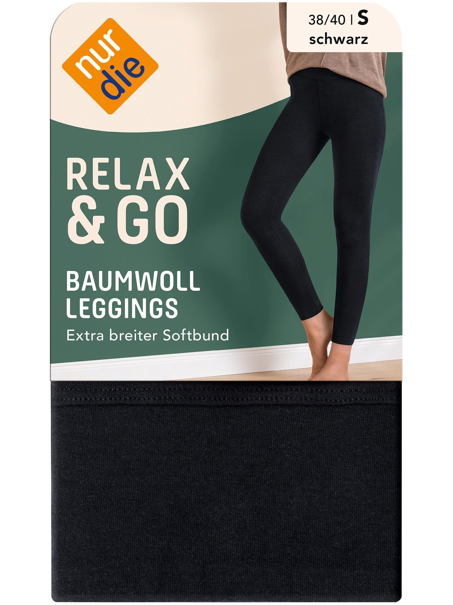 Nur Die Leggings Donna 80-DEN, Effetto Collant Trasparente, Caldi E Opachi, Versatili Per Autunno E Inverno (Taglia Unica)