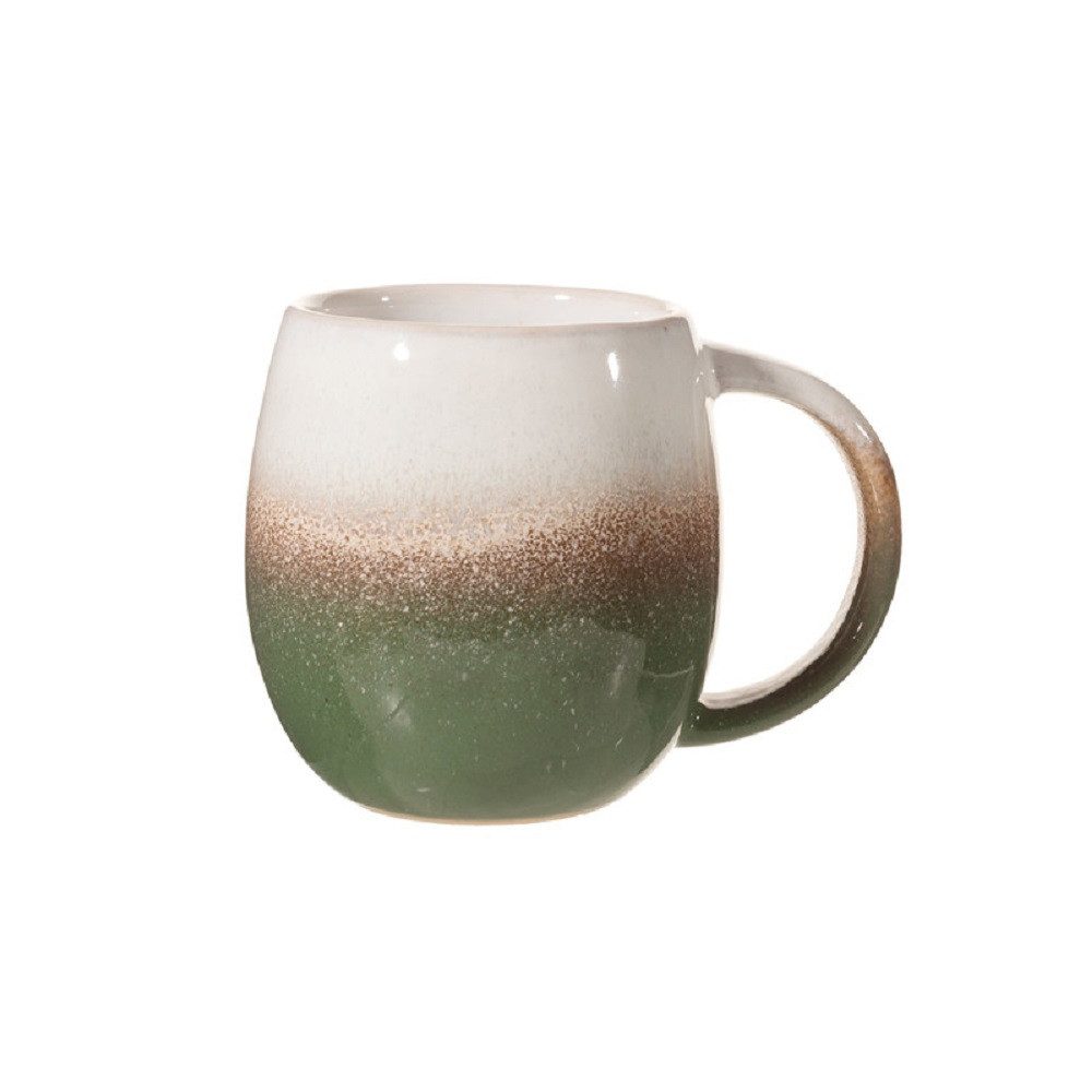 Sass & Belle Becher Dip Glazed Kaffeebecher, Steingut, ca. 8,5 x 11,5 x 8,5 cm, für ca. 260 ml
