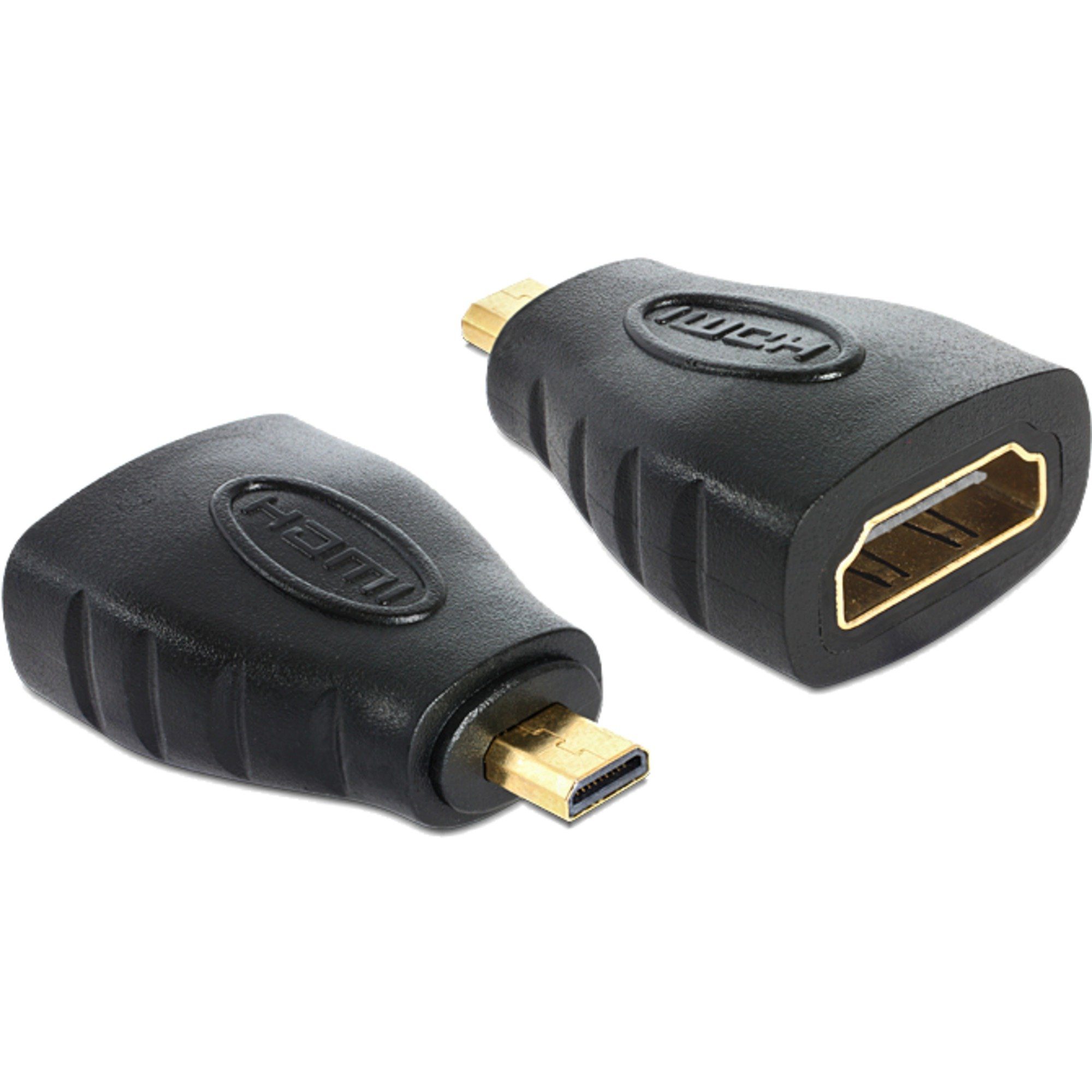 Buchse & HDMI-D Delock DeLOCK A Adapter micro Audio- Stecker -> Video-Adapter