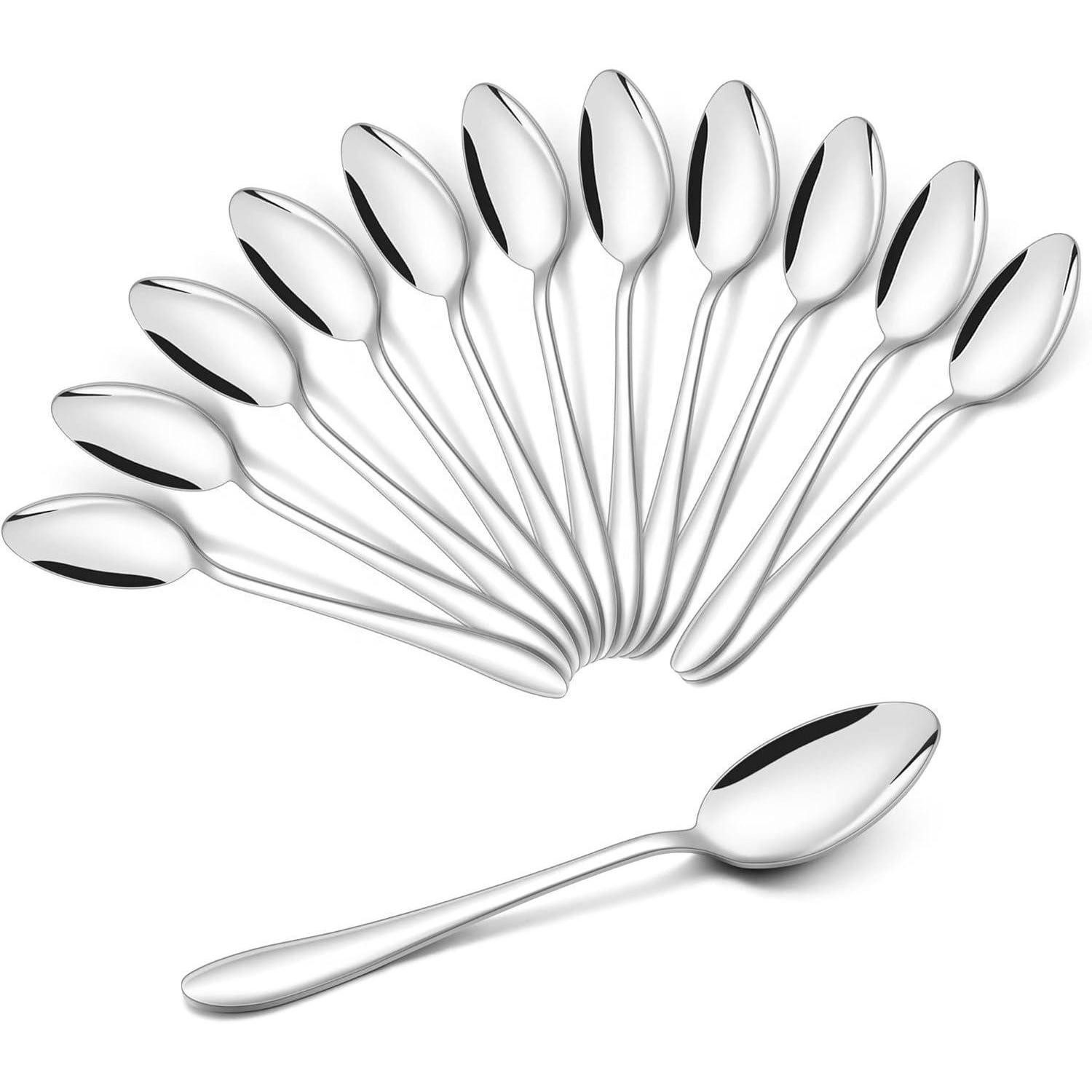LuxusKollektion Teelöffel Teelöffel Edelstahl Espressolöffel Kaffeelöffel Klassisch Griff 12