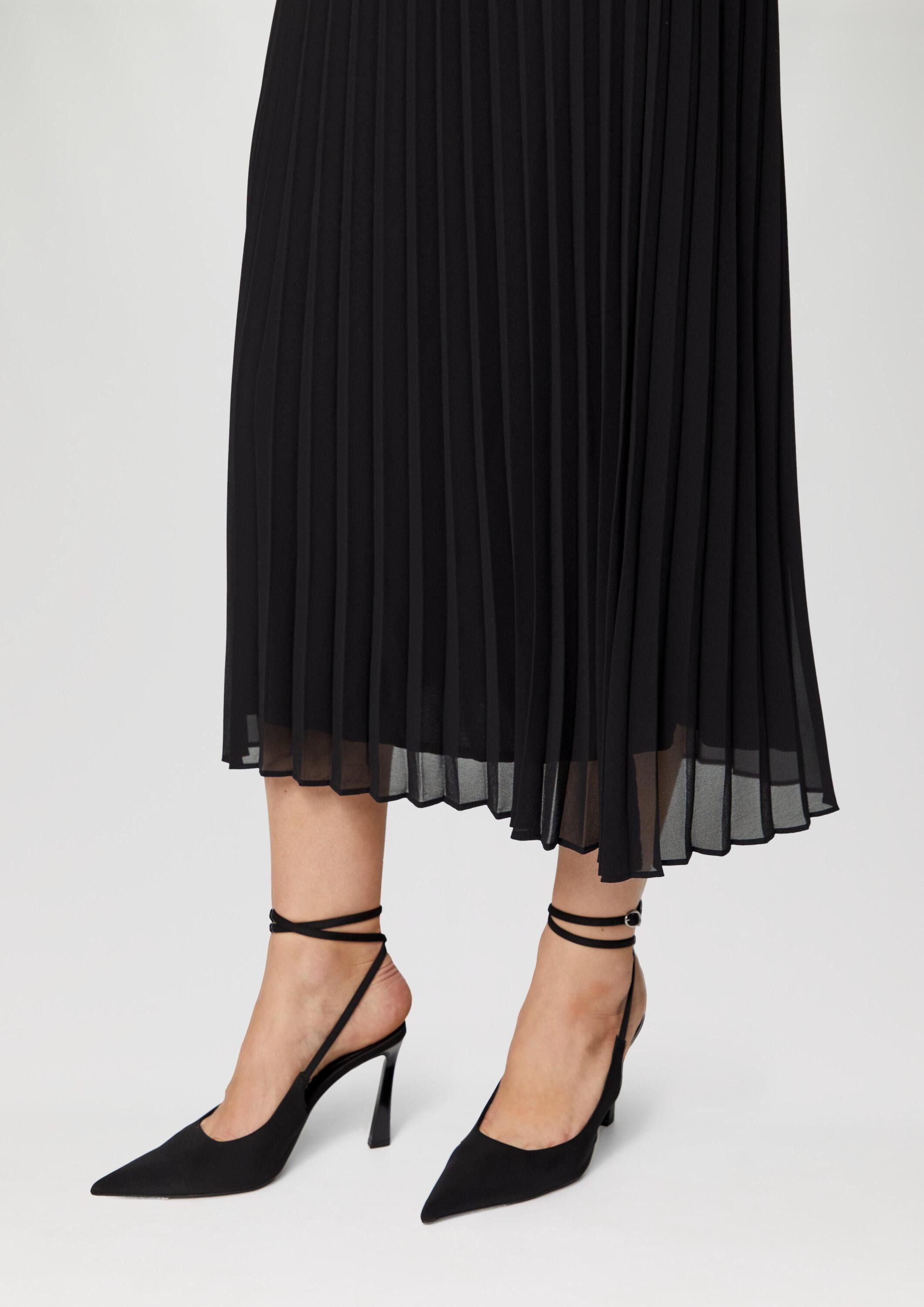 s.Oliver Midirock Rock Plissierter Rock mit elastischem Bund