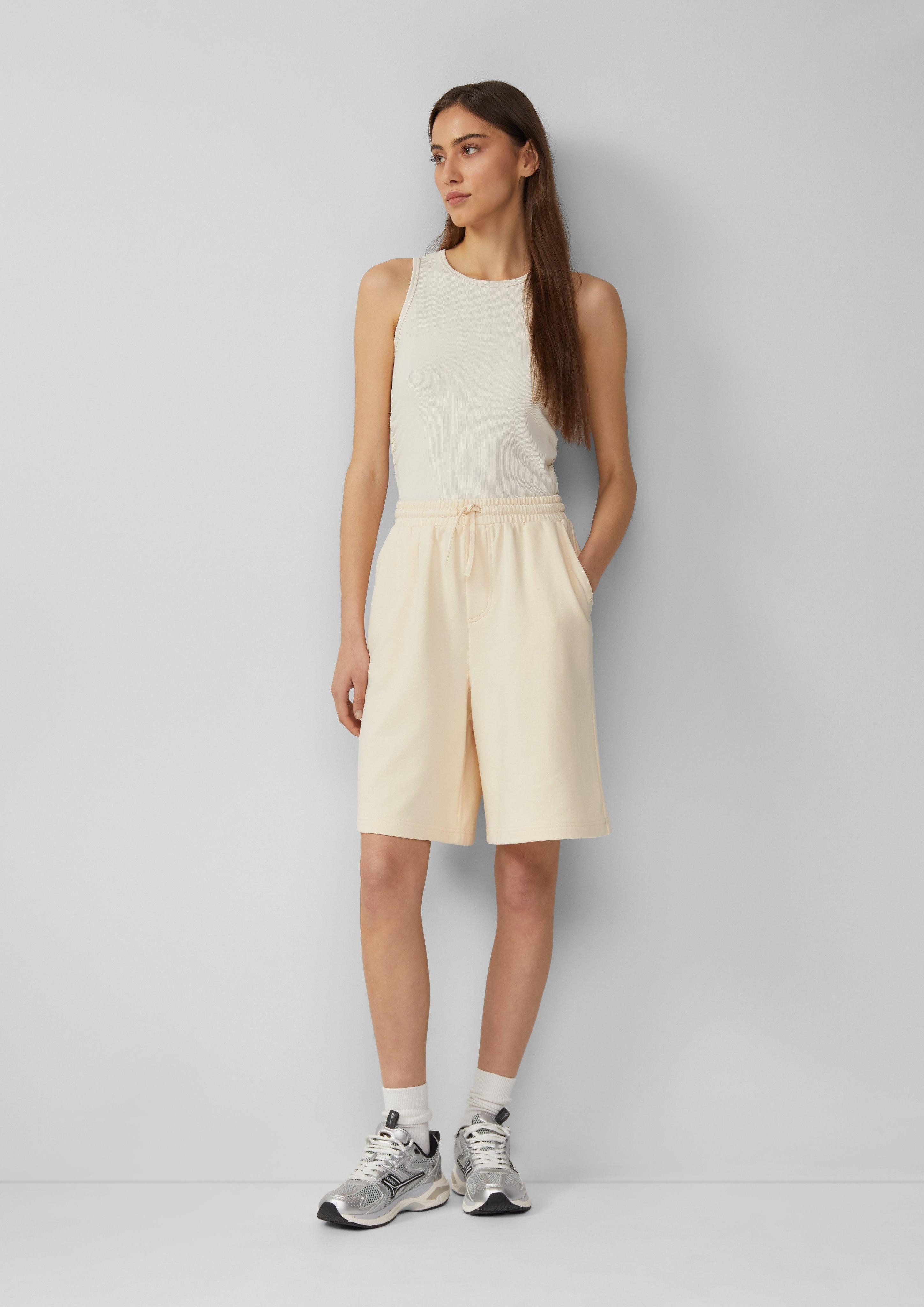 QS Bermudas Lässige Bermudashorts aus Sweat, günstig online kaufen