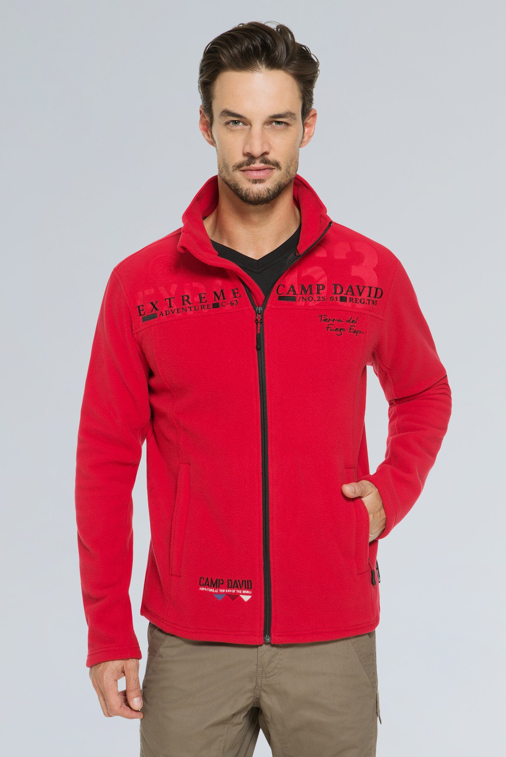 camp david fleece jacke kapuze camp david fleece jacke kapuze