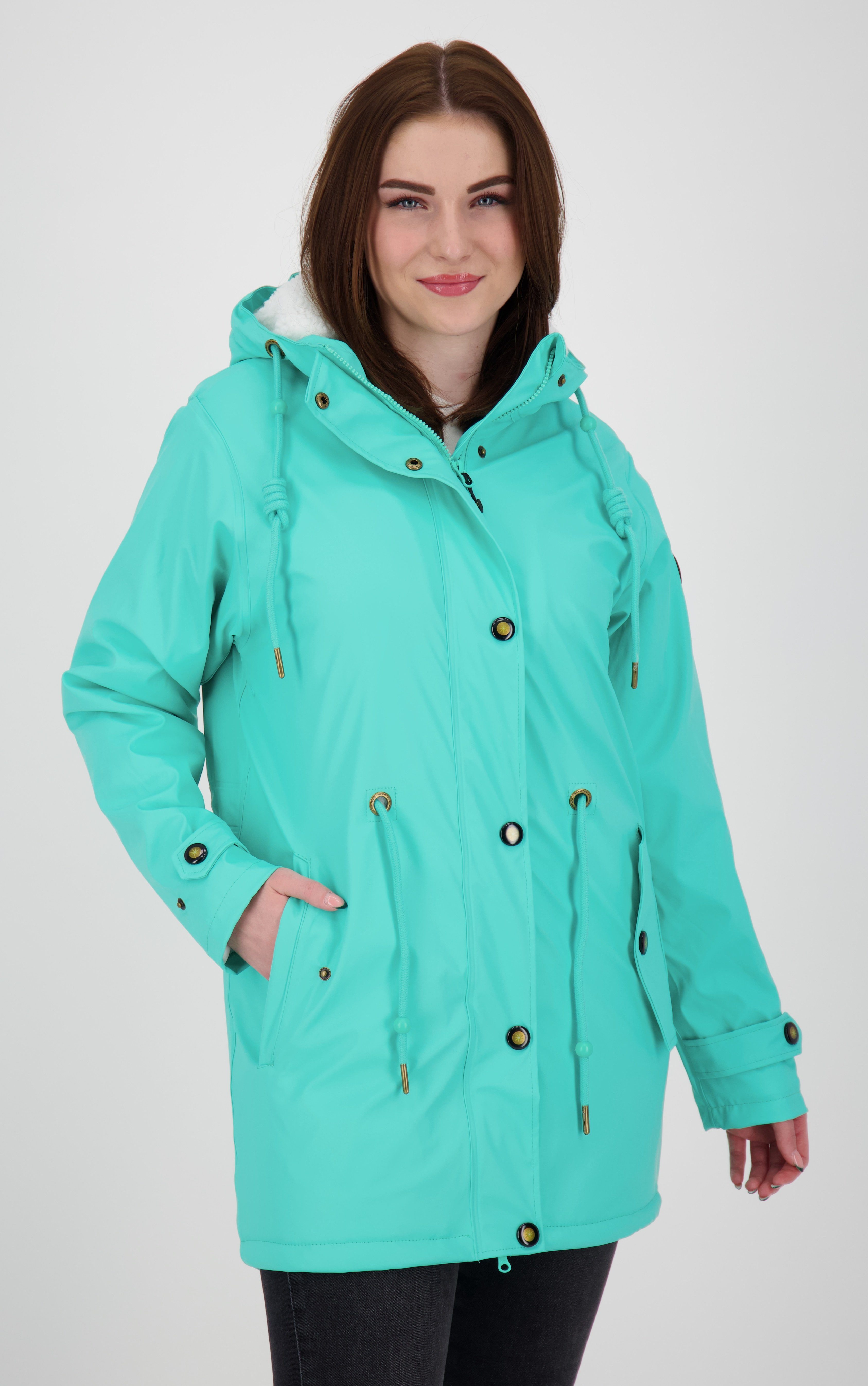 DEPROC Active Regenjacke Regenjacke & Longjacket ANKERGLUT #ankergluttraum CS NEW WOMEN auch in Großen Größen erhältlich turquoise