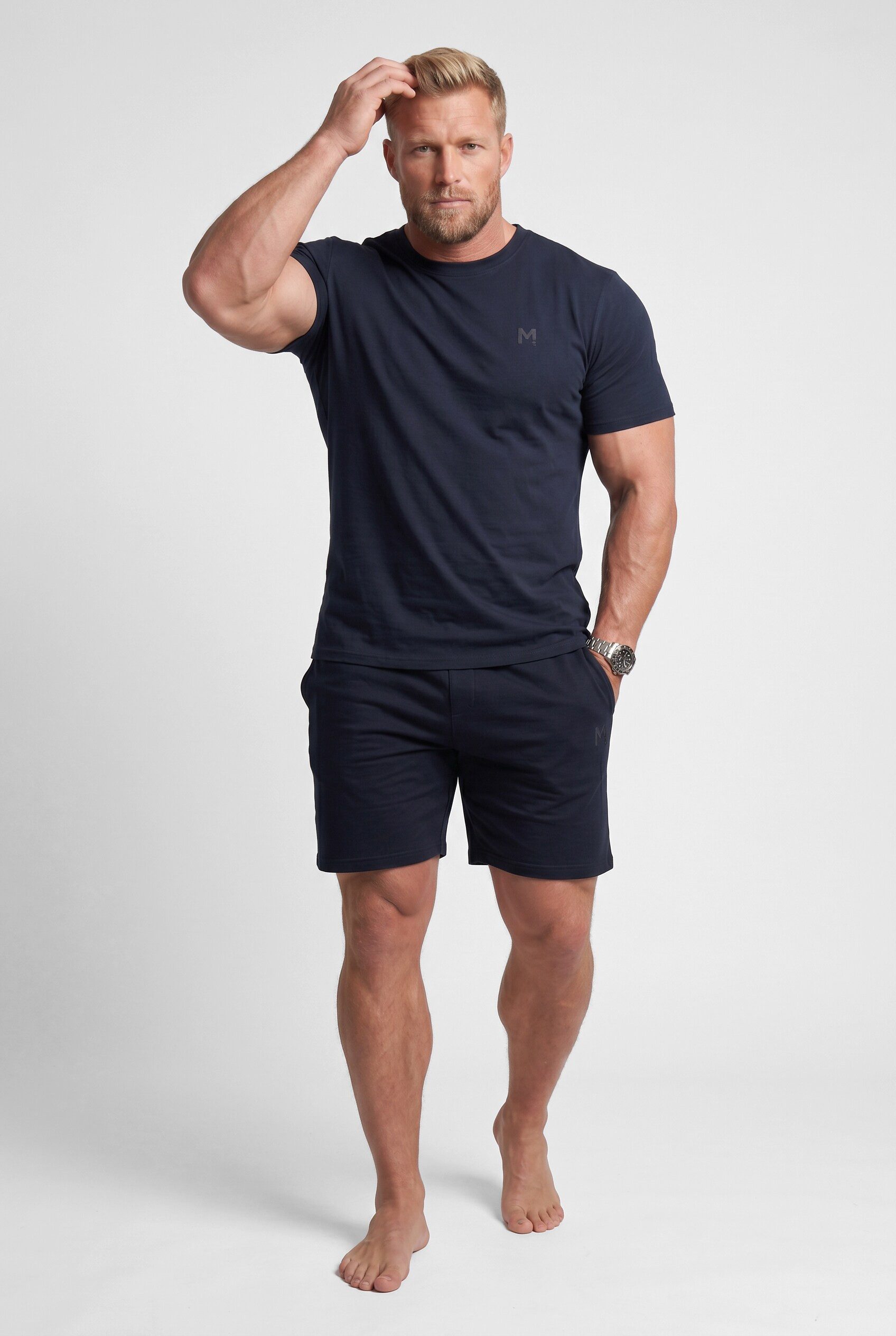 Men Plus Schlafanzug Schlafanzug kurze Form