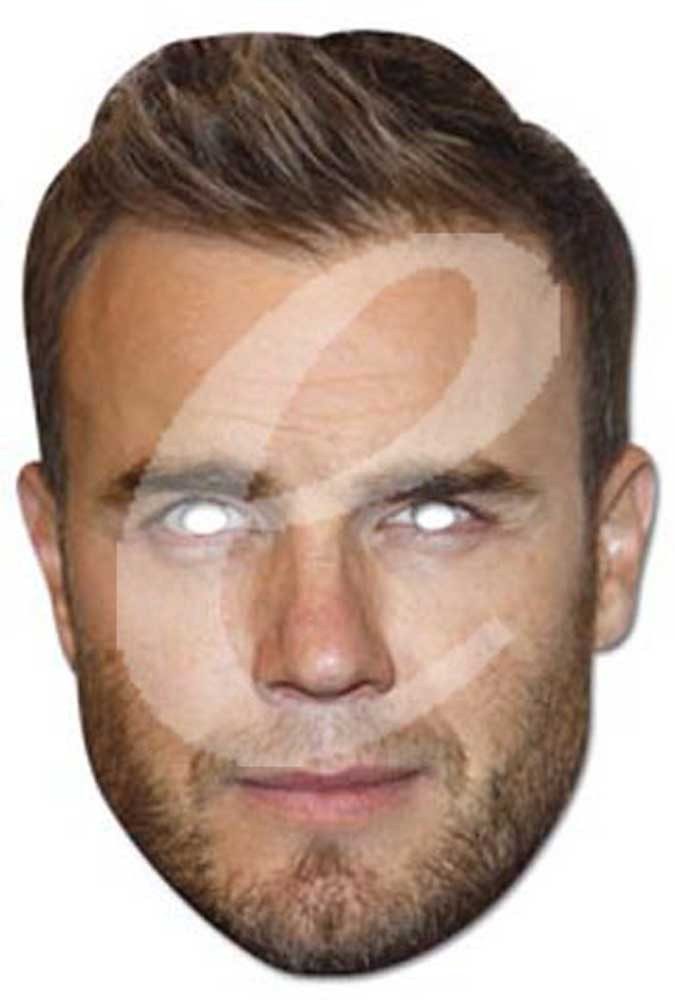 Verkleidungsmaske Barlow, Gary - Masken - Papp-Maske