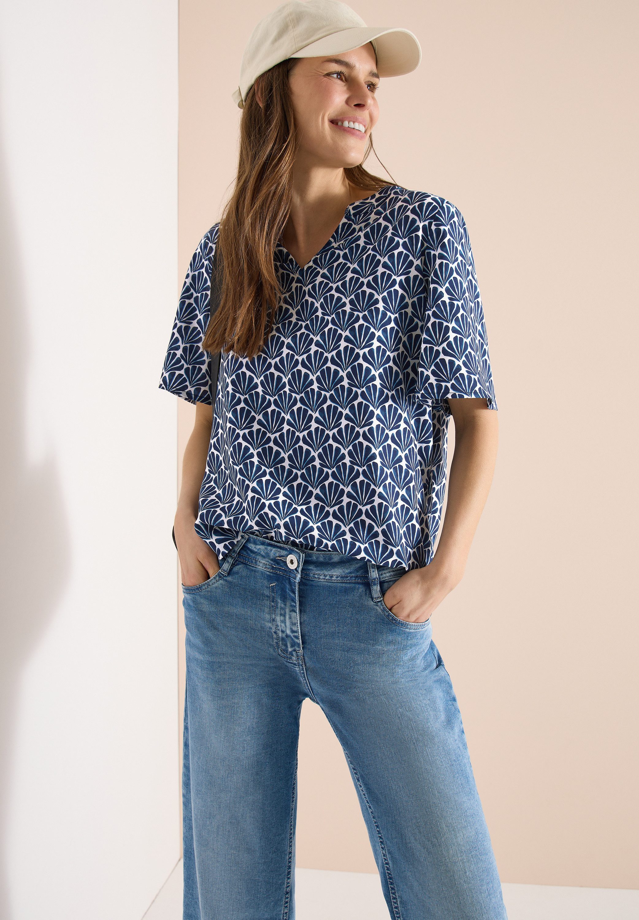 CECIL Shirtbluse mit All-Over Print