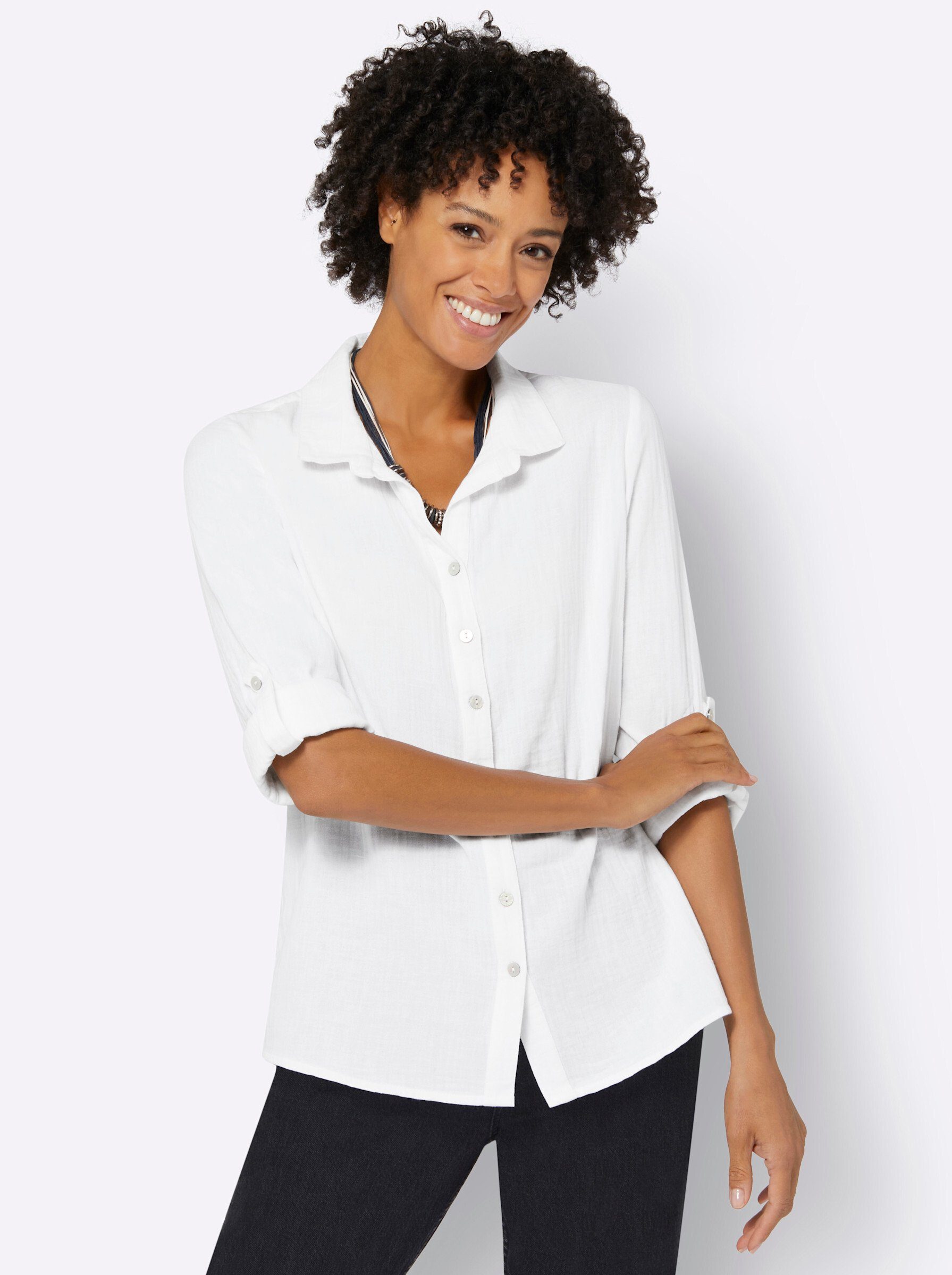 Klassische Bluse Bluse