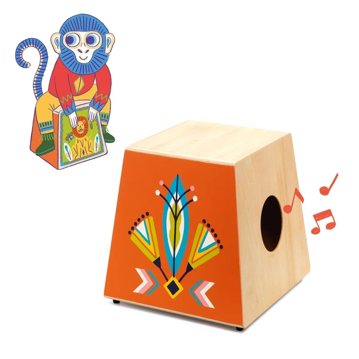 DJECO Spielzeug-Musikinstrument Djeco Spielzeuginstrument, Kindertrommel, H günstig online kaufen