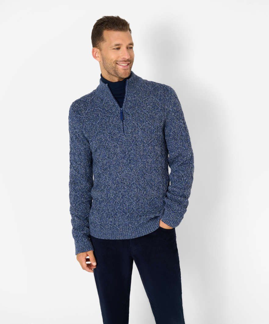 Brax Strickpullover Style STEFFEN blau