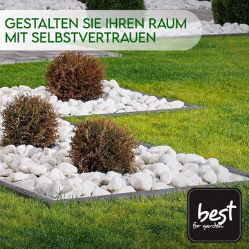 Best for Garden Kieselsteine Dolomitsteine 20-40 mm Natursteine, umweltfreundlich, (Zierkies 25–1000 kg Gartenkies Splitt Rheinkies Zen Dekosteine)