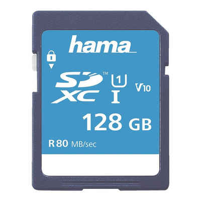 Hama Class 10 UHS-I Speicherkarte (128 GB, 80, für Full-HD- und 3D-Videos geeignet)