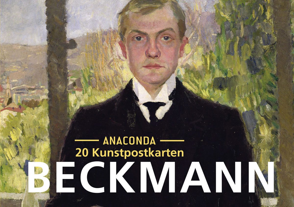Anaconda Postkarte Postkarten-Set Max Beckmann: 20 Kunstpostkarten aus hochwertigem Ka