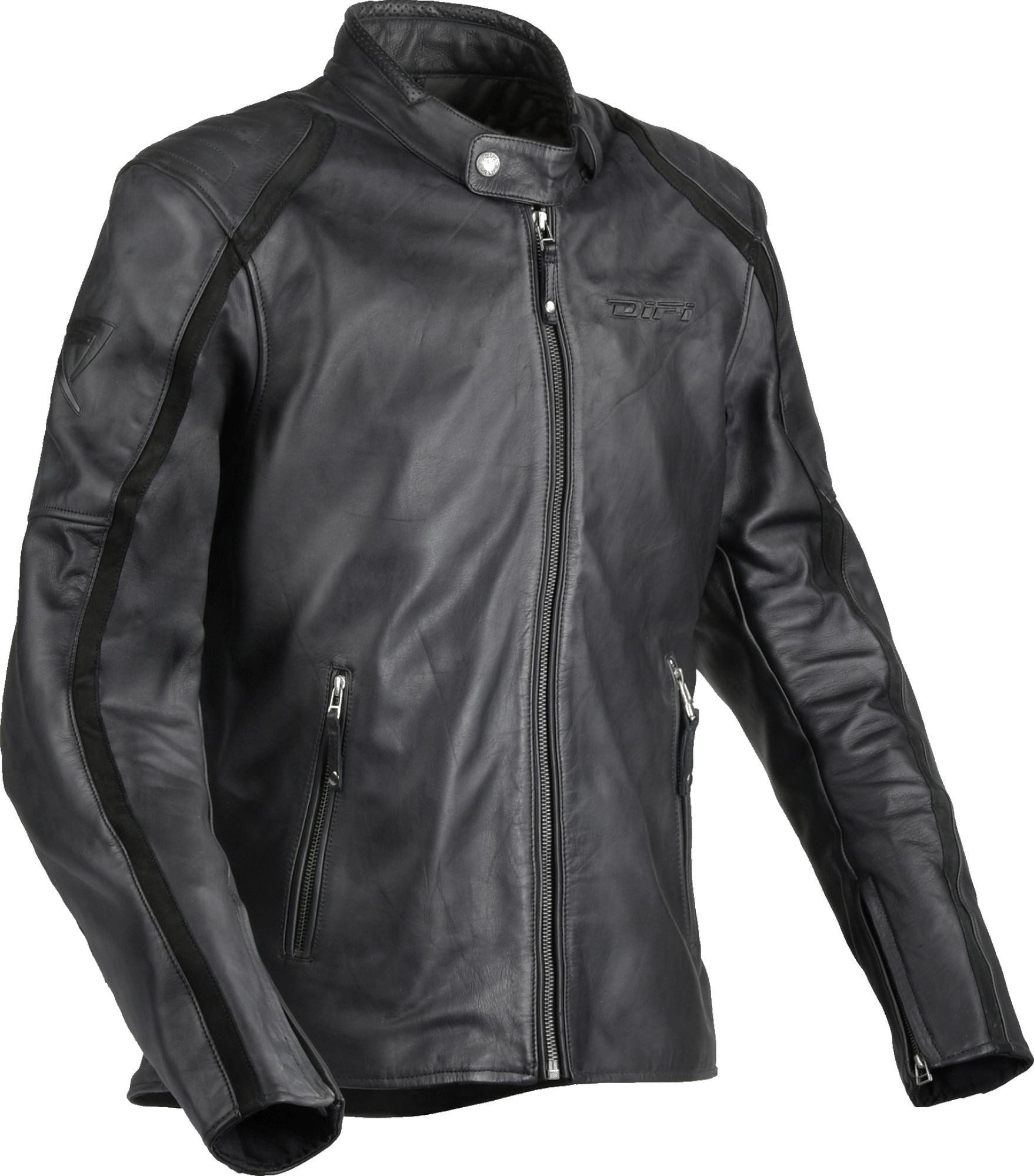 DIFI Motorradjacke Luca Damen Motorrad Lederjacke Rückenprotektor vorbereitet,Verbindungsreißverschluss,Ellenbogenp