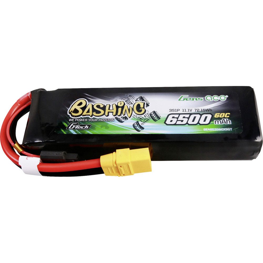 Gens ace Gens ace Modellbau-Akkupack (LiPo) 11.1 V 6500 mAh Hardcase XT90 Akku 6500 mAh (11.10 V)