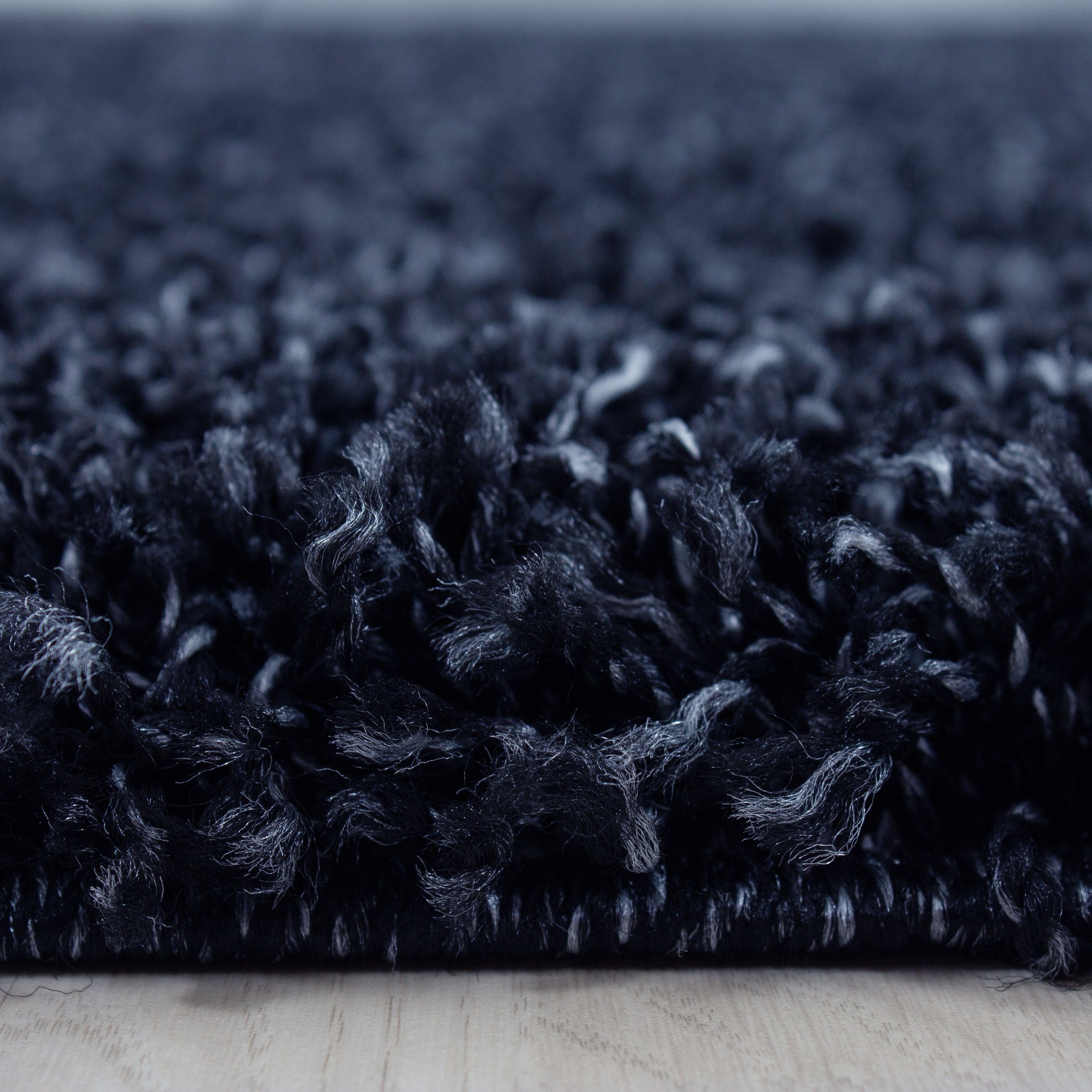 Teppium Teppich Unicolor - Einfarbig, Rund, Höhe: 30 mm, Einfarbig Shaggy T günstig online kaufen