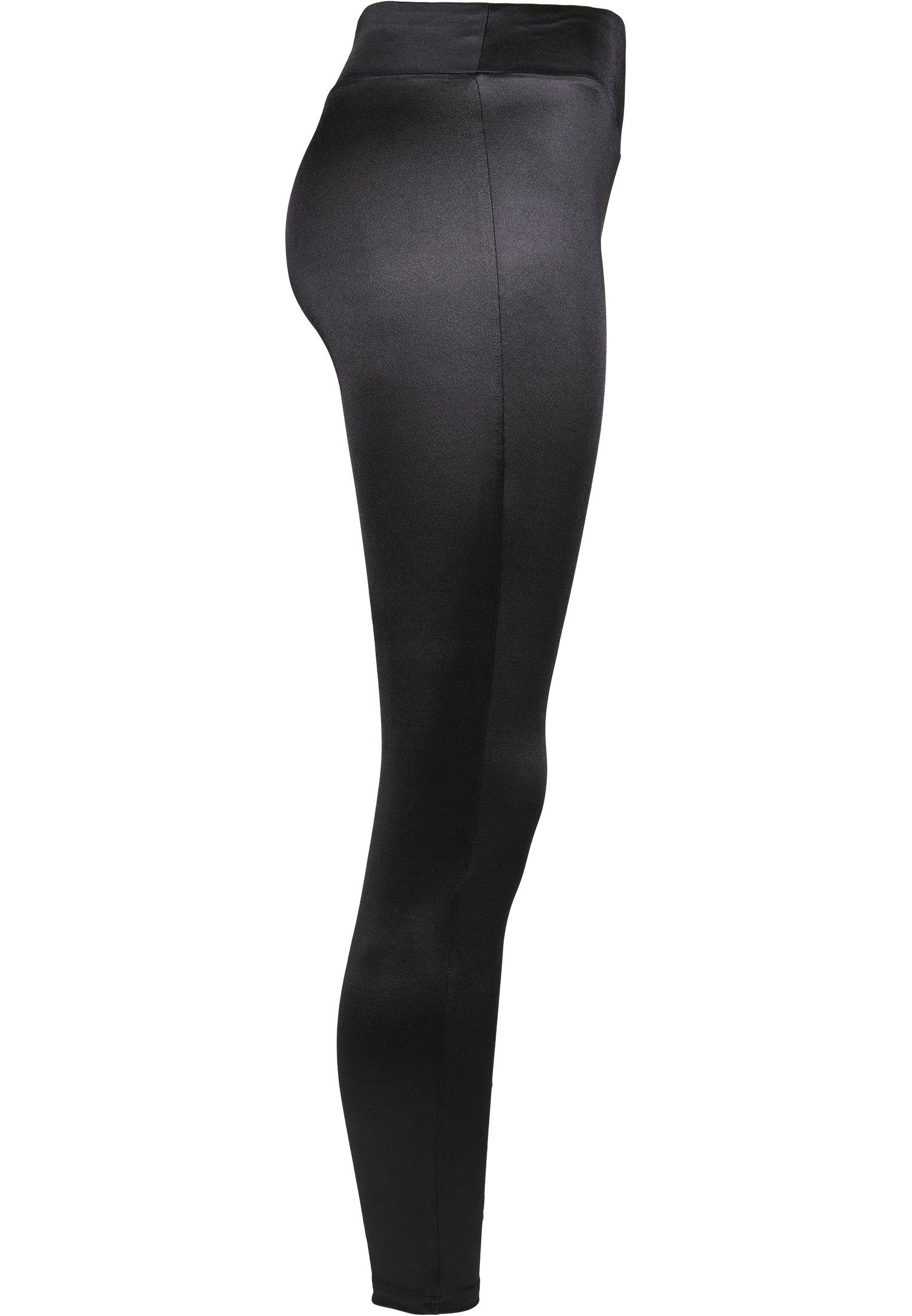 URBAN CLASSICS Leggings Frauen High Waist Leggings Ladies Shiny (1-tlg)