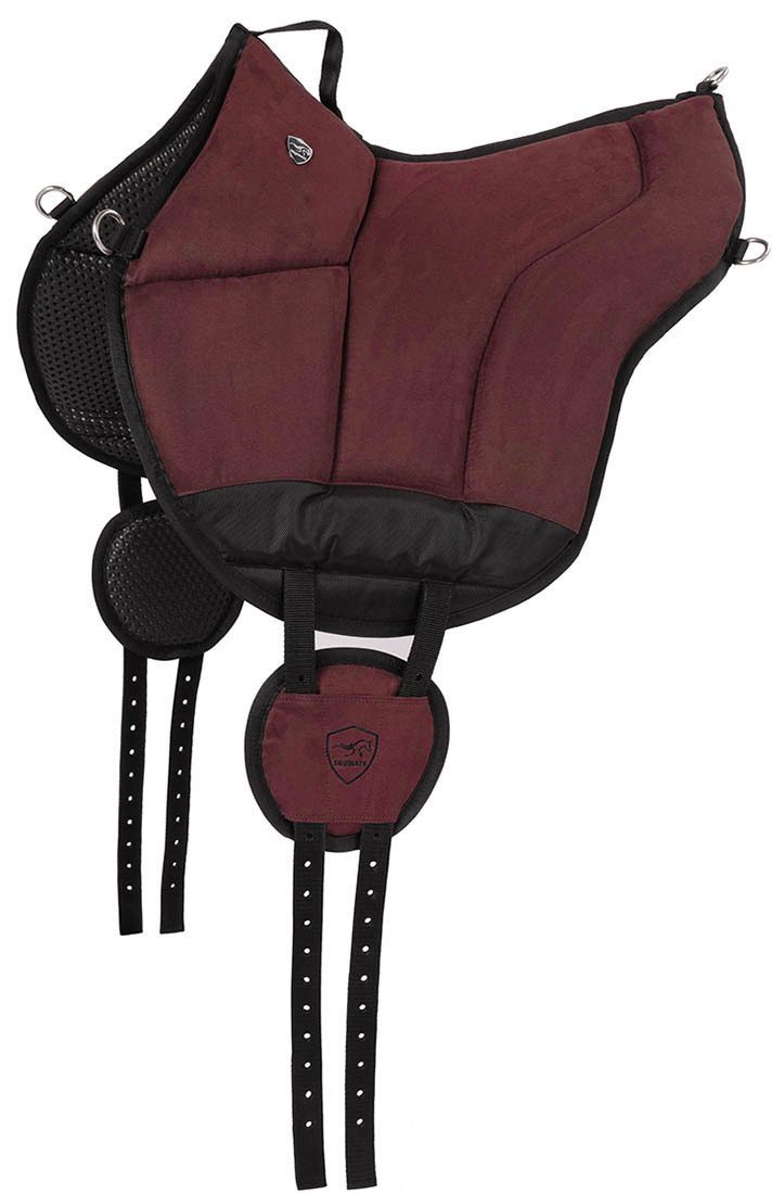 Equinate Wanderreitsattel Reitpad Toledo aus Mikrofaser, aus synthetischem Wildleder