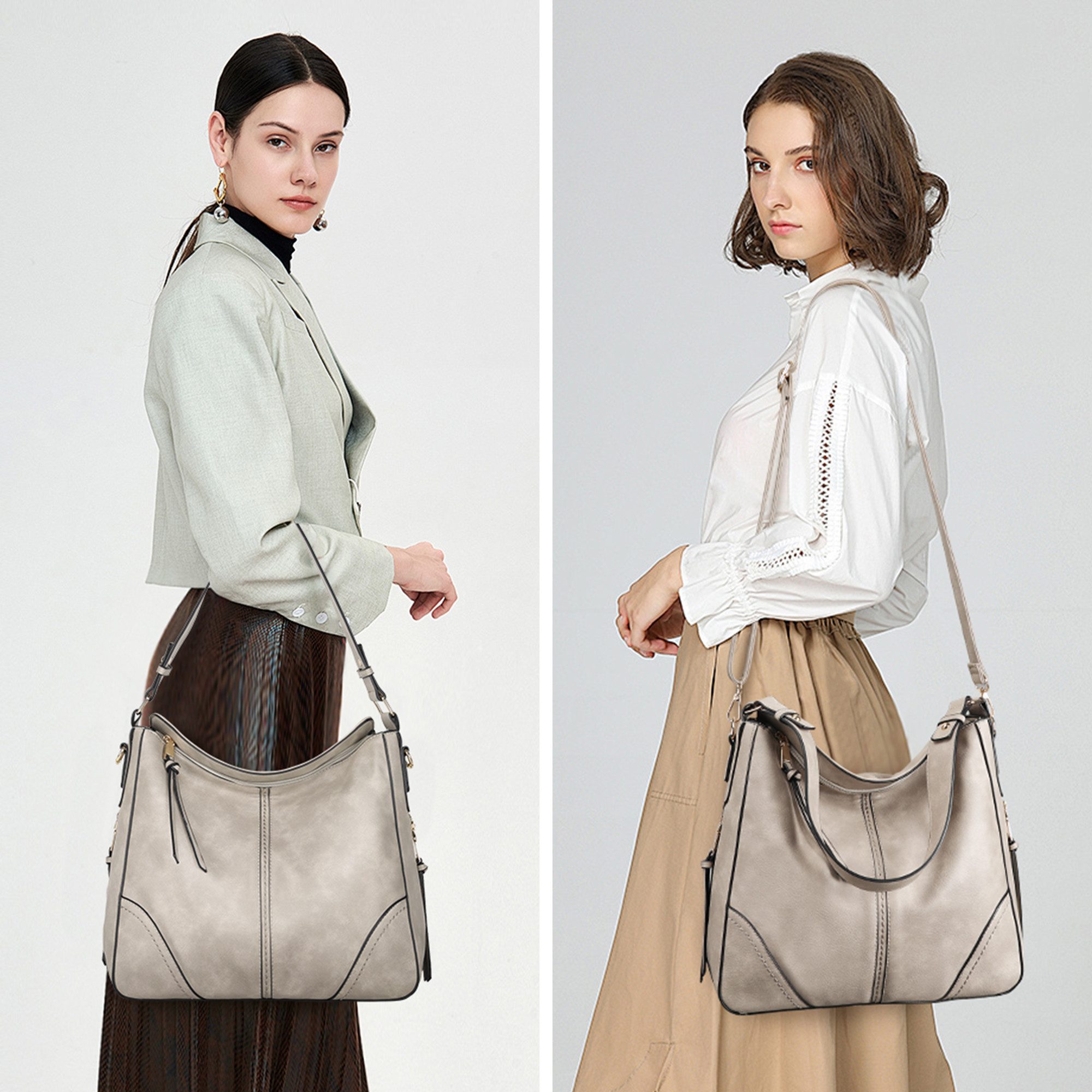 TAN.TOMI Schultertasche Designer Damen Hobo Taschen Handtaschen mit Vielen günstig online kaufen