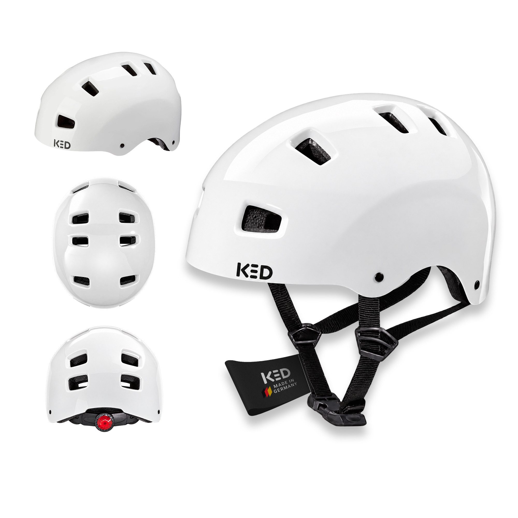 KED Kinderhelm 5Forty Jugend Helm, Leichter Skate-Bike-Helm, Mit QUICKSAFE Verstellsystem Und Maxshell Technologie