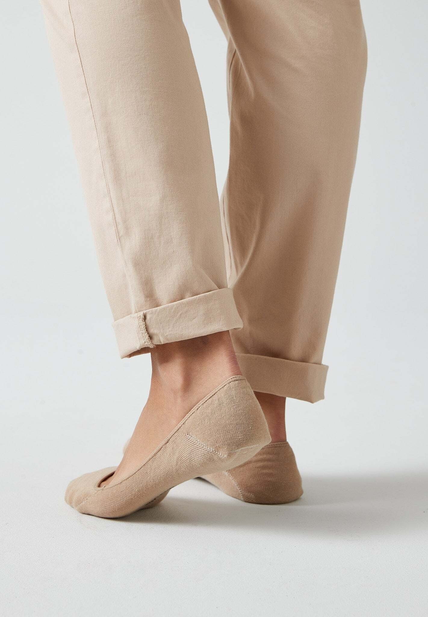 SNOCKS Füßlinge Loafer Socken Ballerina Socken (6-Paar) aus Bio-Baumwolle, perfekt für Ballerinas