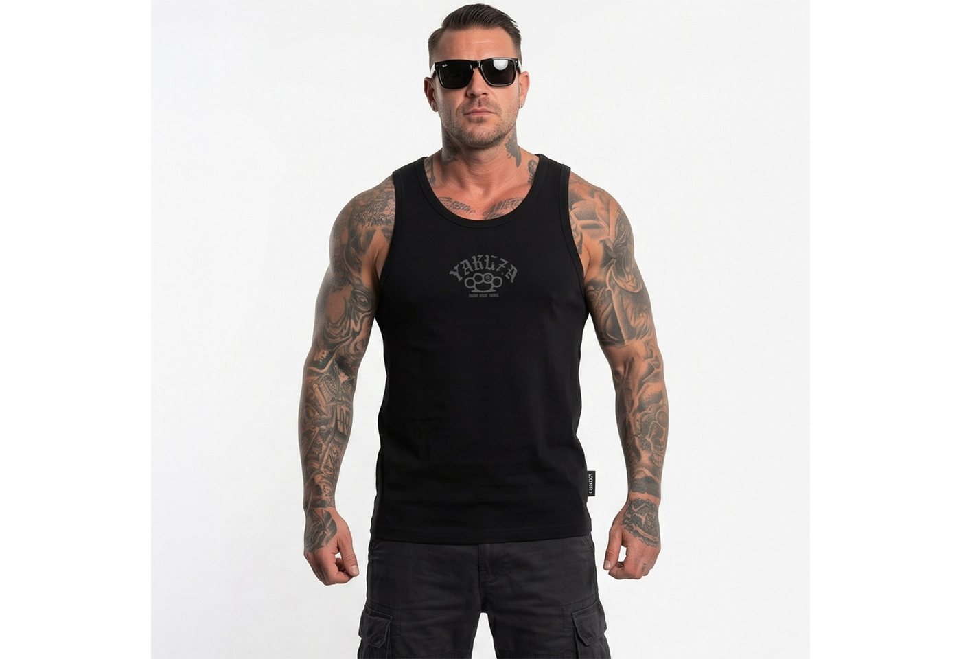 YAKUZA Muskelshirt Crusher mit Ringerrücken