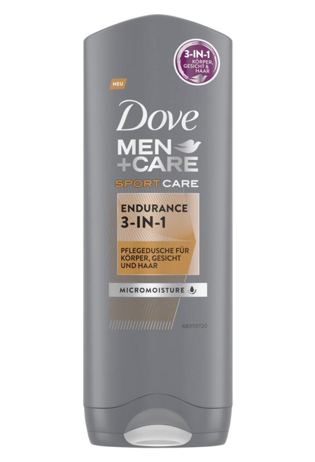 BURI Duschgel 12x DOVE Duschgel 250ml Endurance 3in1 Men+Care Körperpflege Haar Herr