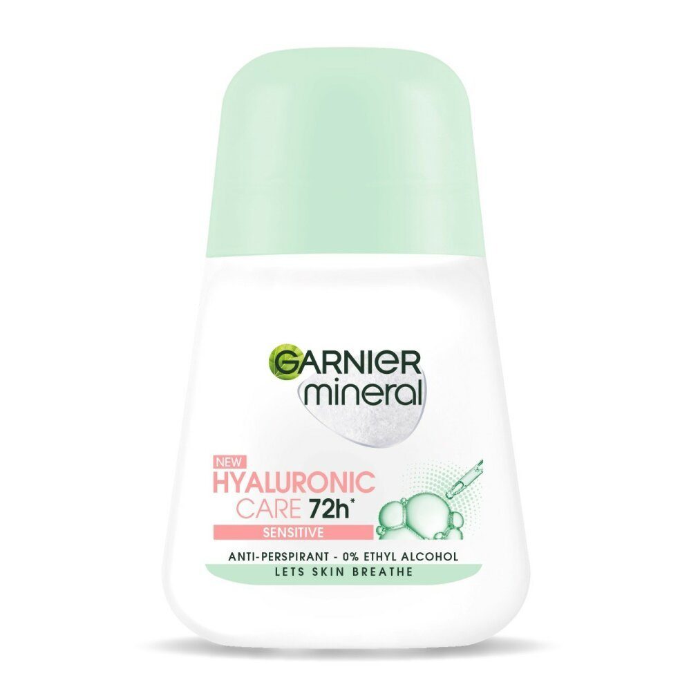 GARNIER Deo-Roller Mineral Roll-on 72H Hyaluronic Care - Sensitive 50ml
