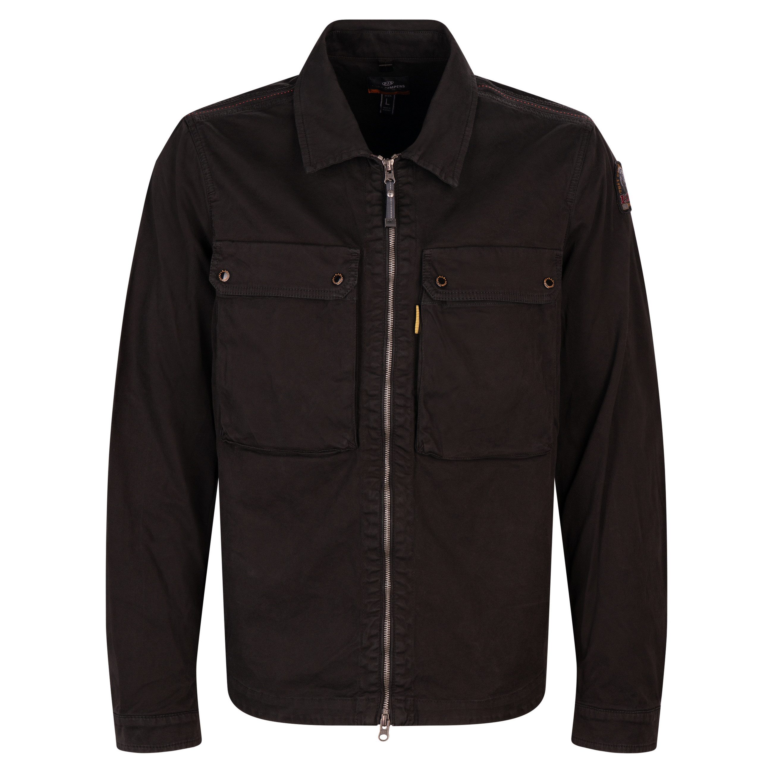 Parajumpers Hemdjacke PJS TEL - Hemdjacke Overshirt Herren Black Schwarz günstig online kaufen