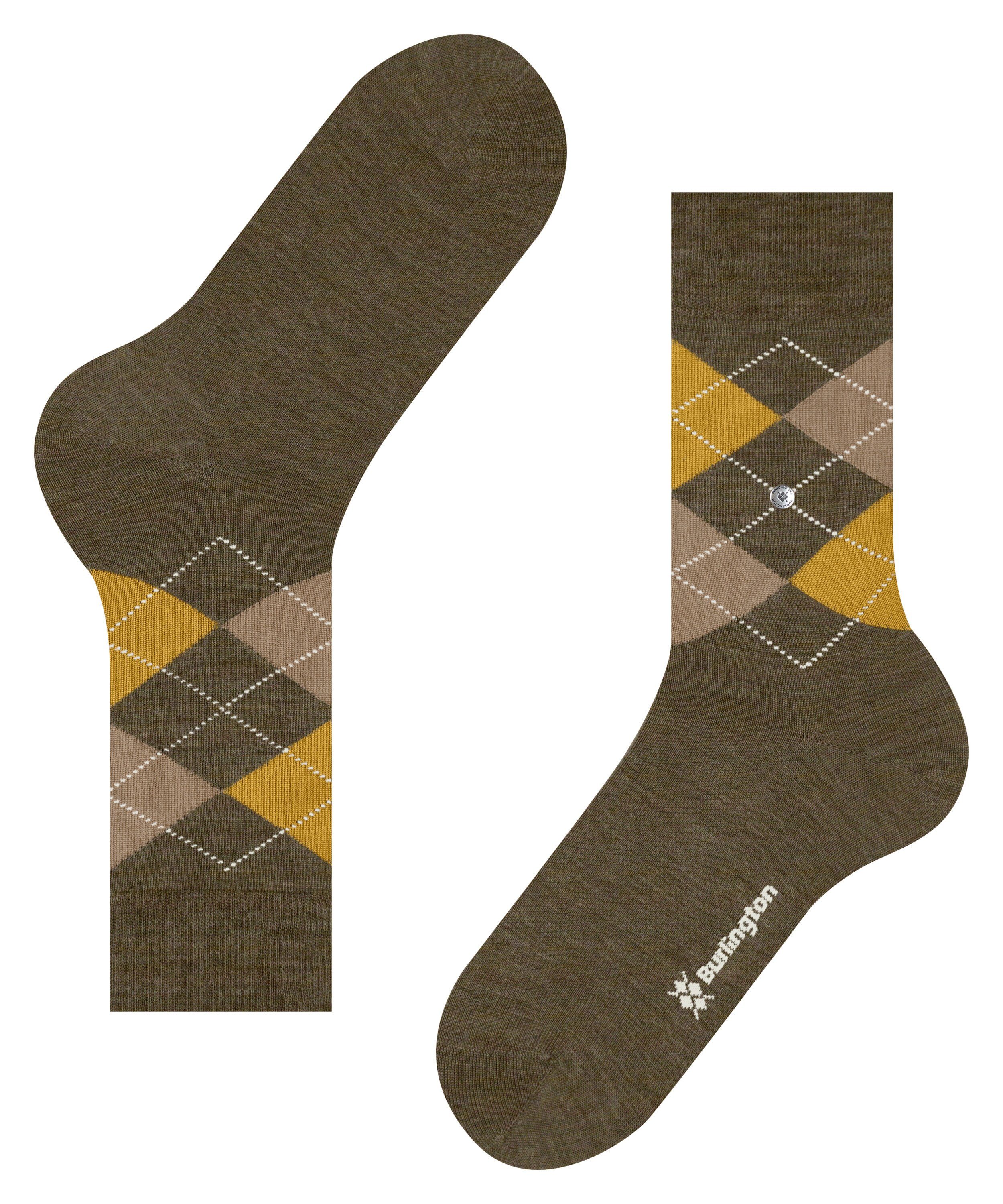 (1-Paar) Edinburgh Melange (7461) Burlington callagreen Socken