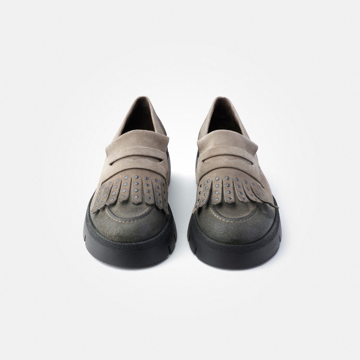 Paul Green Paul Green 1118-026, Slipper & Mokassin, Grau, Damen Slipper