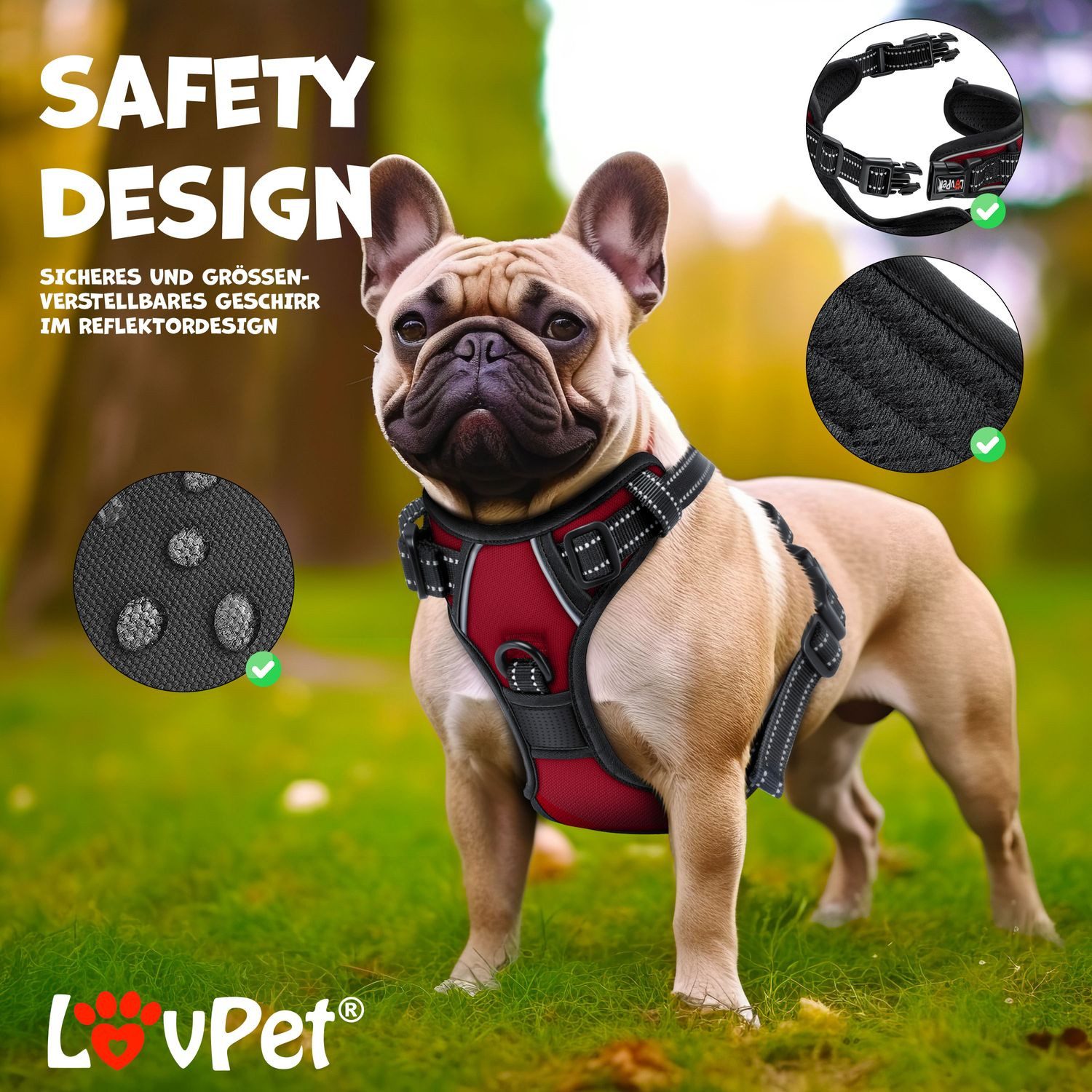 Lovpet Hunde-Geschirr, ohne Zug & würgen günstig online kaufen