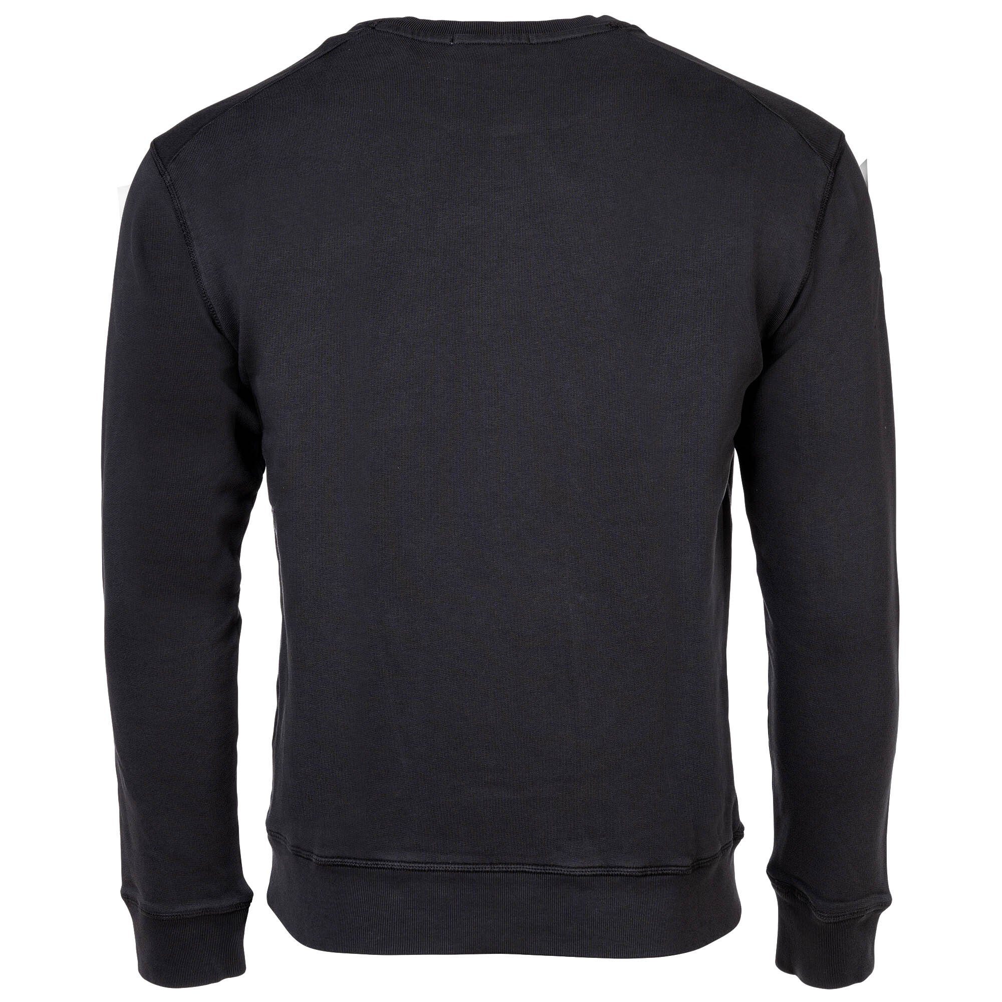 Sweatshirt - Herren Sweatshirt Sweater, Schwarz Organic Rundhals, Replay