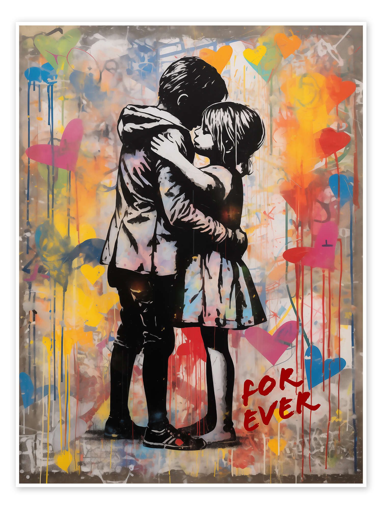 Posterlounge Poster Frank Daske, Forever Love günstig online kaufen