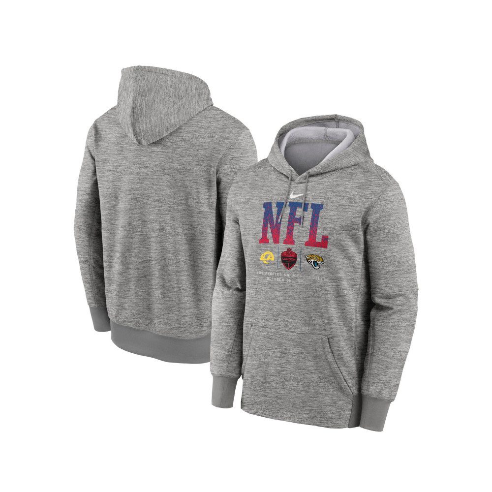 NFL Shield Hoodie London - Rams vs Jags Nike Fleece Pullover Hoodie