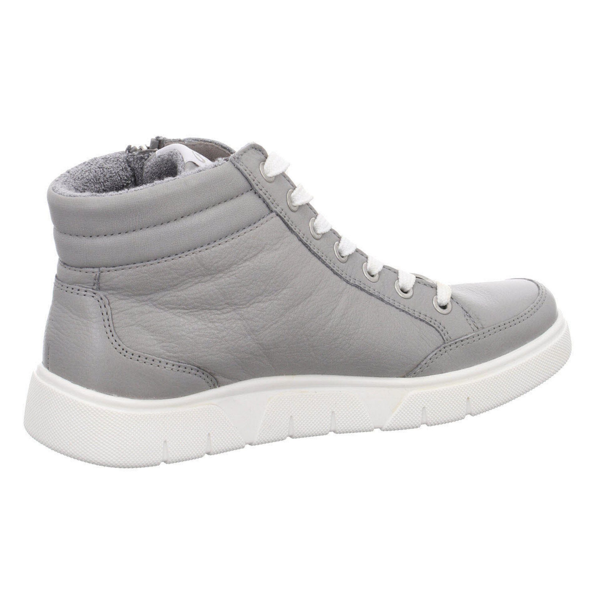 Sneaker Sneaker grau Glattleder Ara 044924 2.0 Sneaker Damen Rom-Sport Schuhe