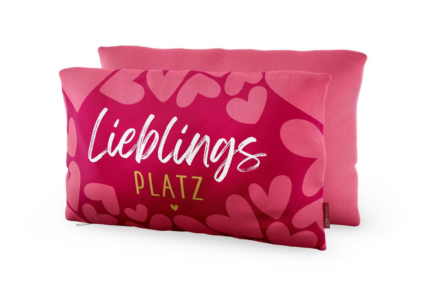 La Vida Kissenbezug Kissen Dekokissen Kuschelkissen für Dich Geschenk la vida Herzen