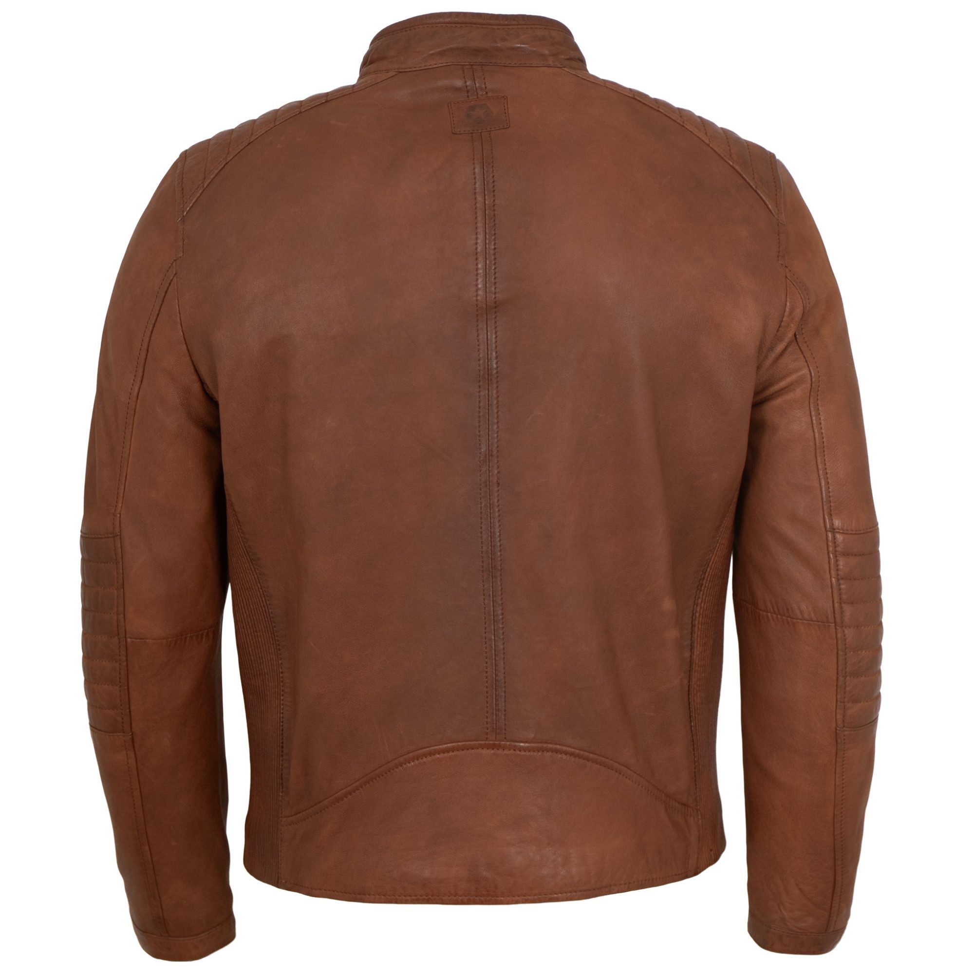 Milestone Lederjacke MSFloriano Milestone - Herren Lederjacke Lammnappa teracotta