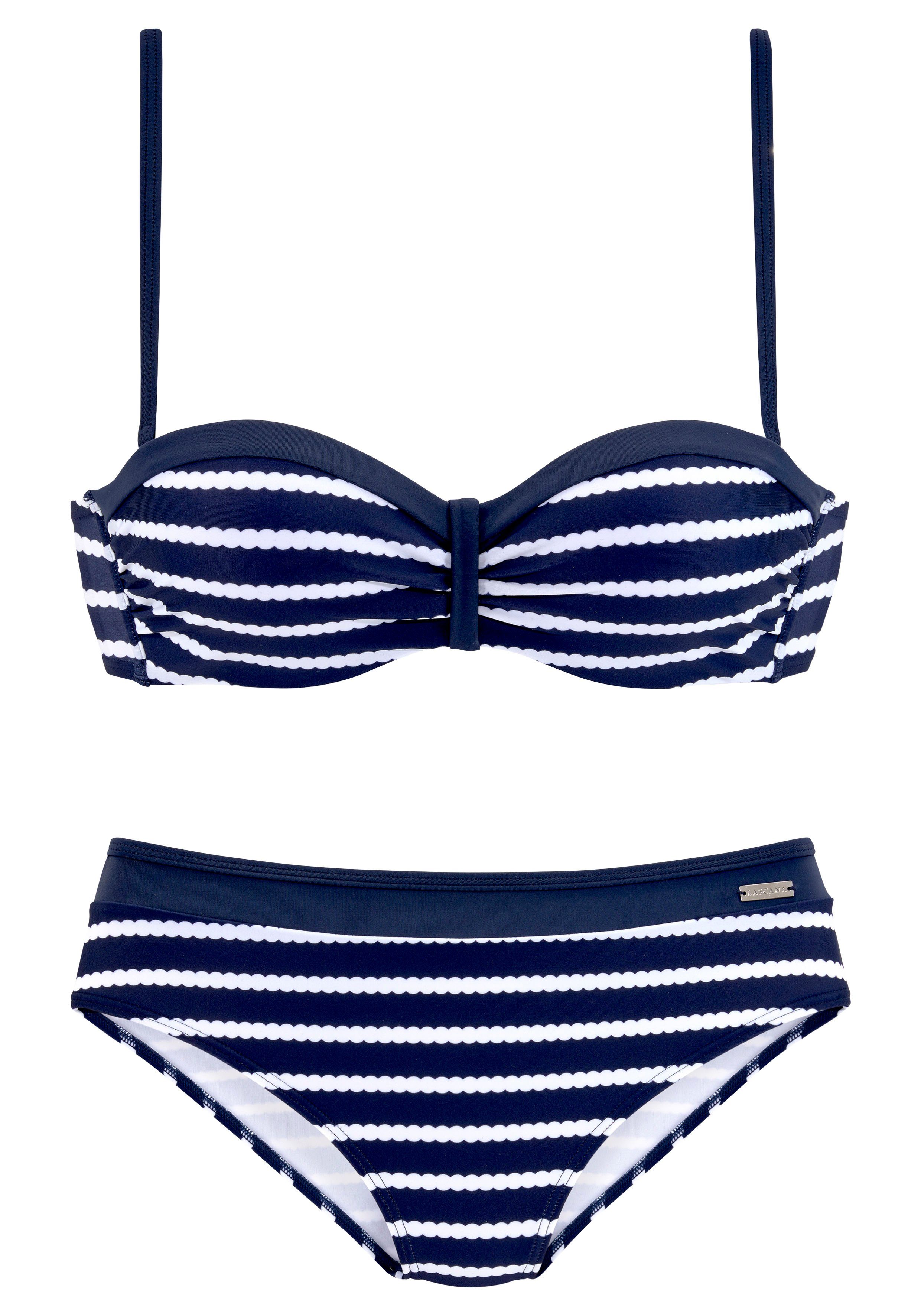 LASCANA Bügel-Bandeau-Bikini mit Trägervarianten günstig online kaufen