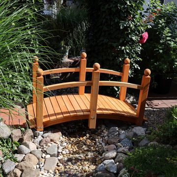 promadino Zierbrücke Luise, BxTxH: 63x128x69cm, aus FSC-zertifiziertem Holz