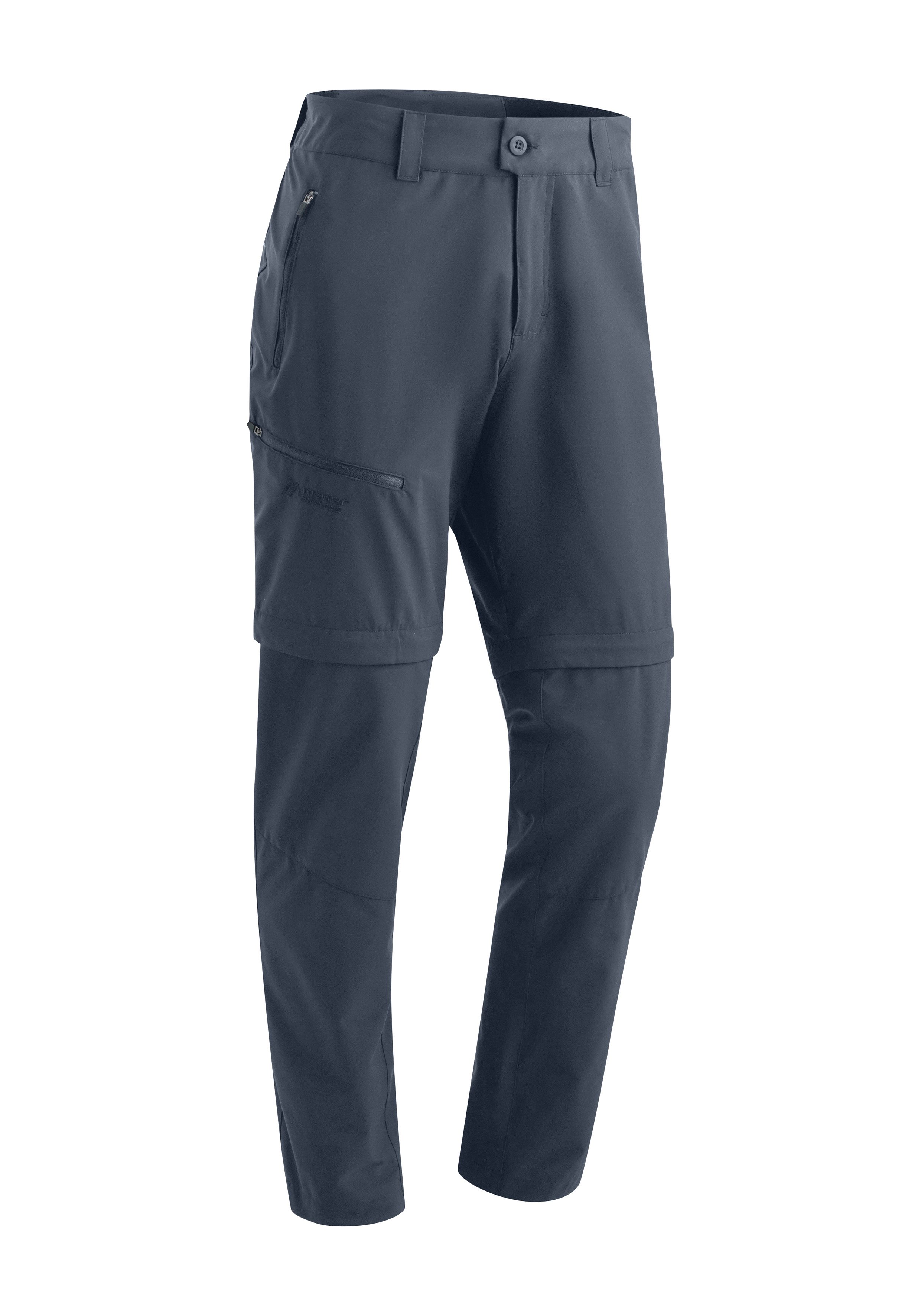 Maier Sports Outdoorhose Tajo Zip Loop Herren Wanderhose, Zip-Off Funktionshose, 4 Taschen, Regular Fit