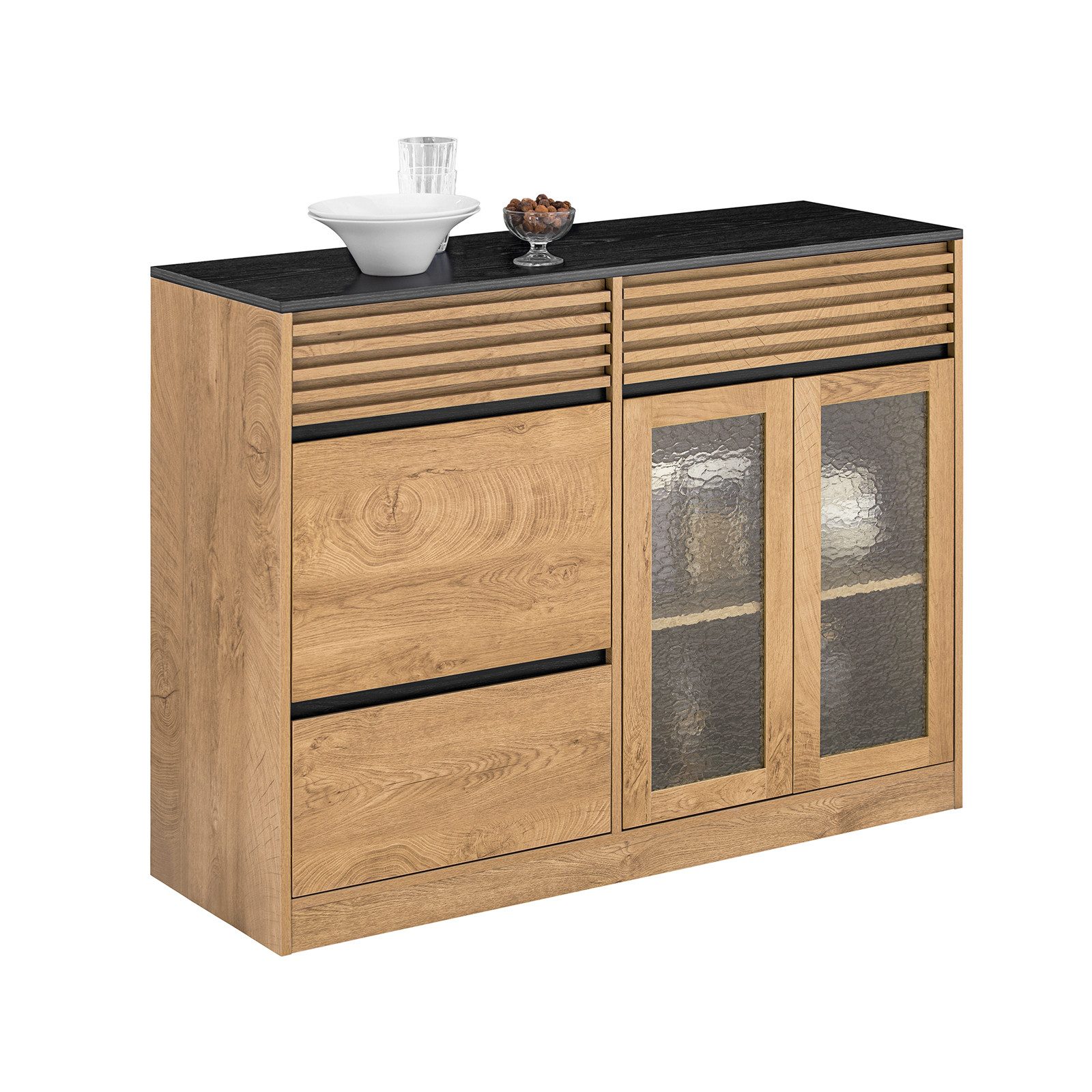 SoBuy Sideboard FSB99, Mikrowellenschrank Kommode Küchenschrank günstig online kaufen
