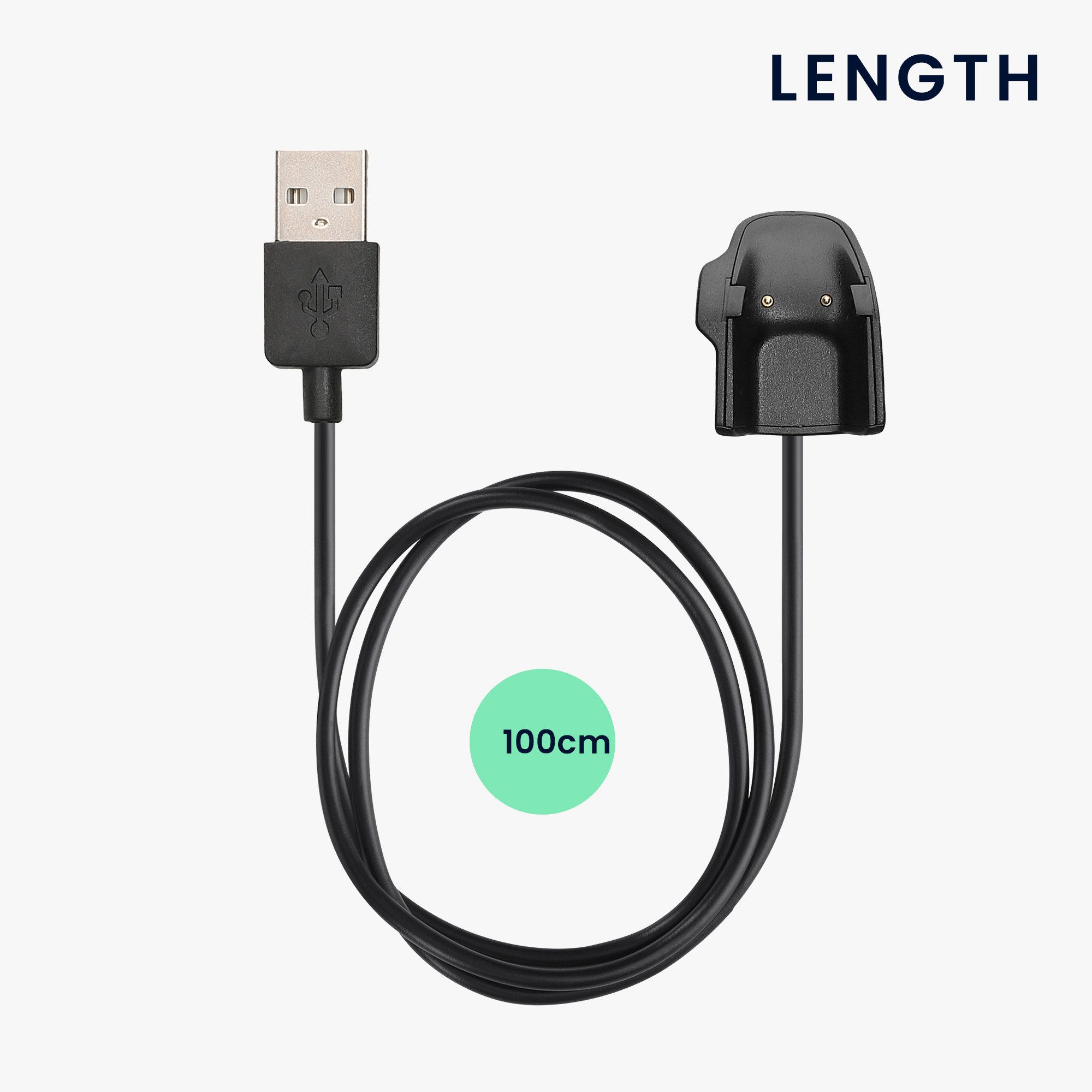 kwmobile Smartwatch Ladekabel für Samsung Galaxy Fit e Smartphone-Ladegerät (1-tlg., USB Ladekabel für Smartwatch Aufladekabel - Fitnesstracker Ersatzkabel)