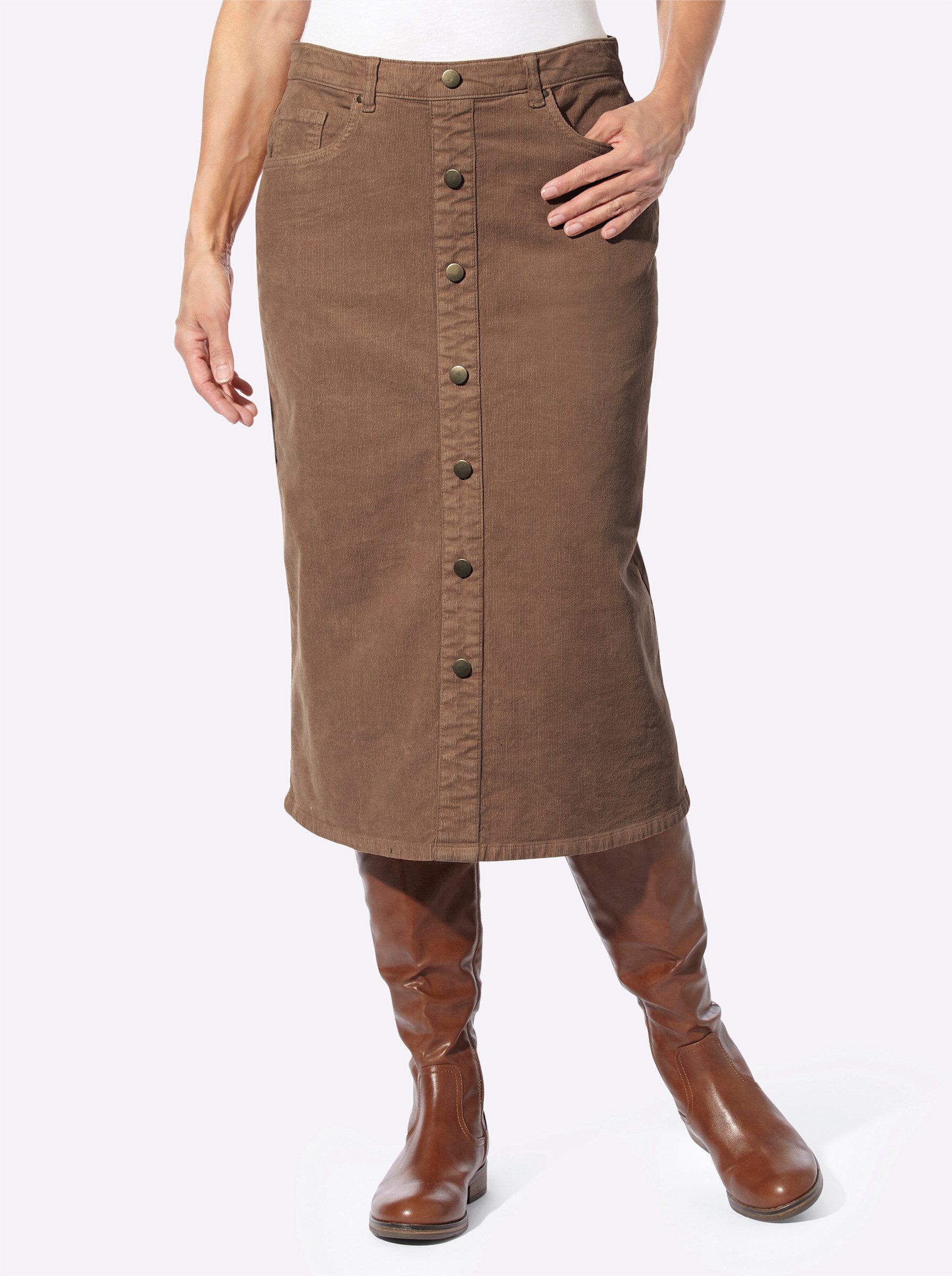 Witt A-Linien-Rock Cordrock . günstig online kaufen