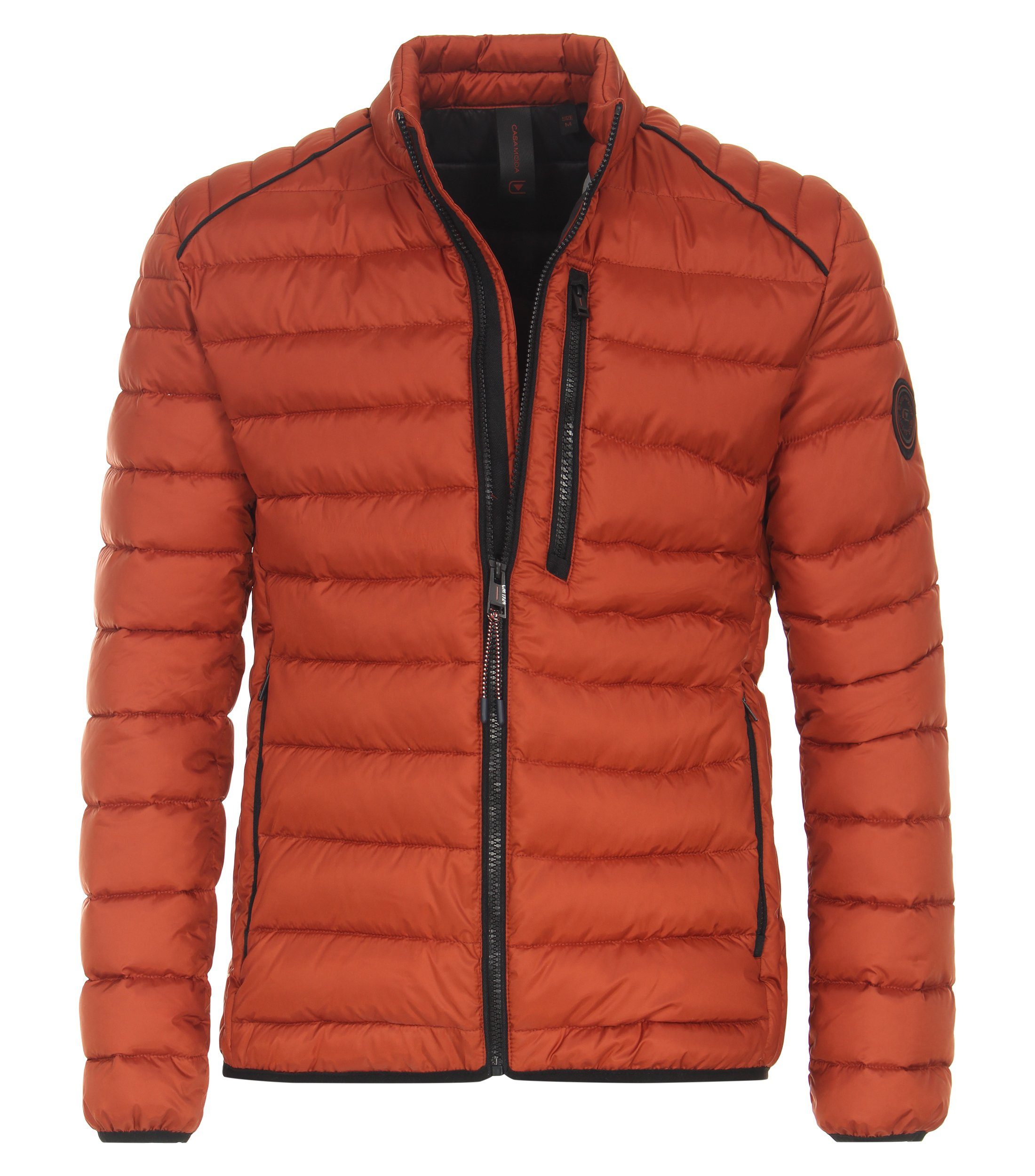 CASAMODA Steppjacke Uni - Leichte Outdoorjacke Mit Kapuze