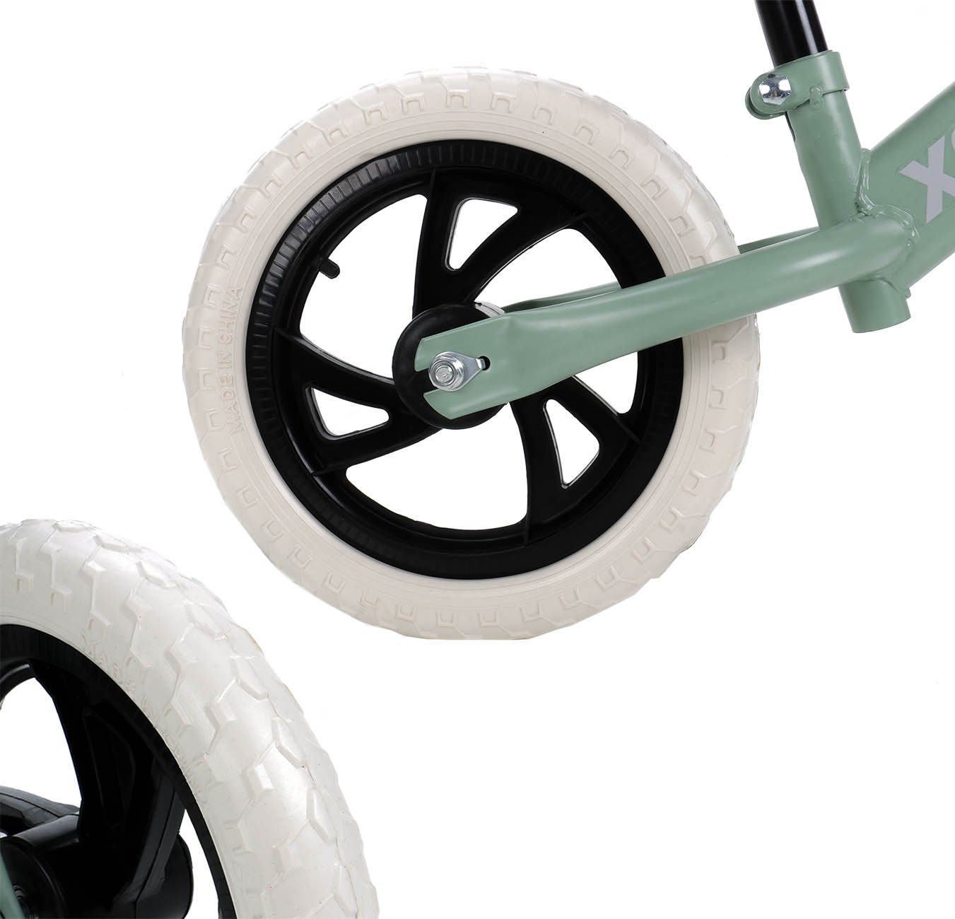 Kinder Bubble-Store Laufrad höhenverstellbarer Lernlaufrad, Handgriffe rutschfeste Laufrad Sattel