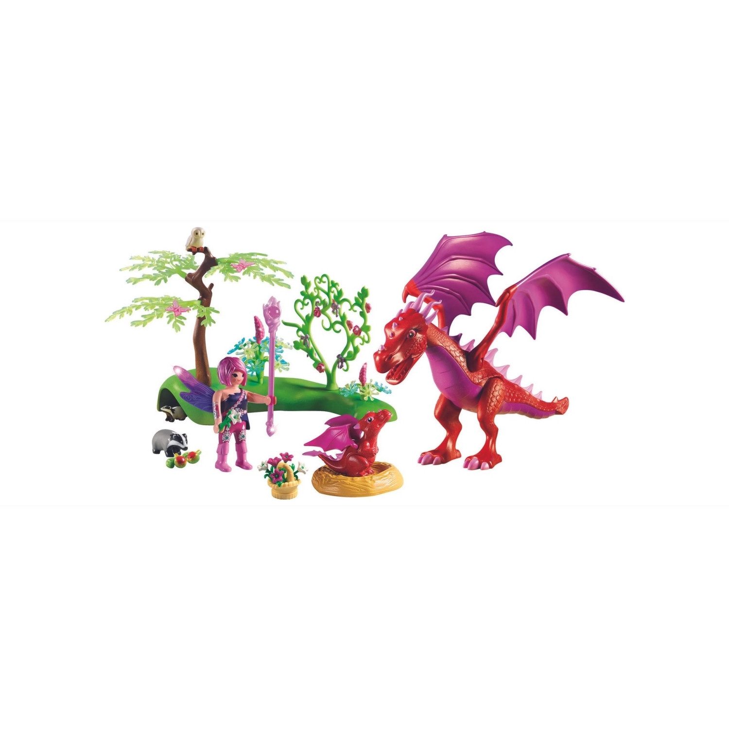 Playmobil® Fairies 71586/9134 Drachenmama mit Baby Spielfigur Spielbaustein günstig online kaufen